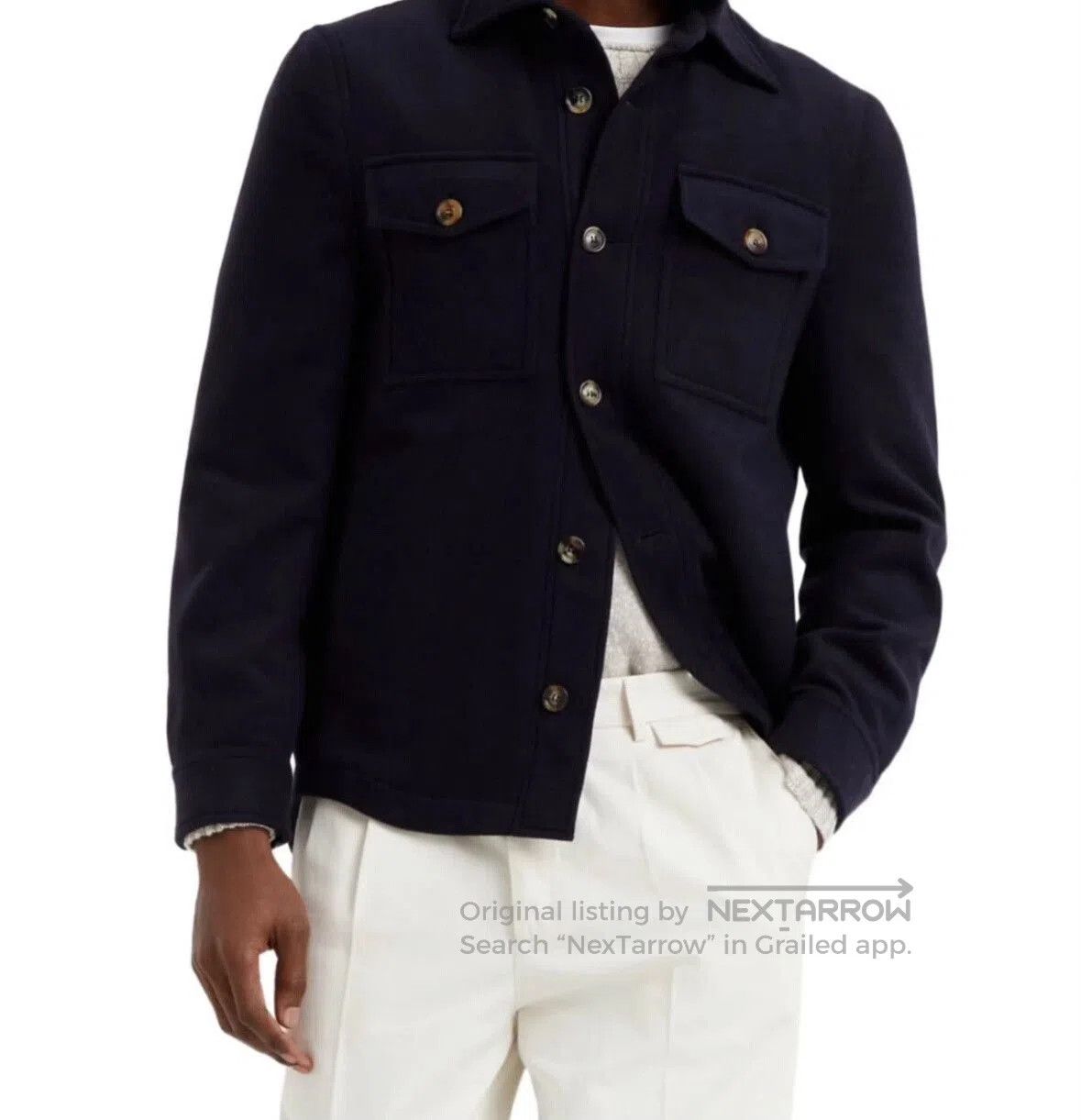 Brunello Cucinelli Brunello Cucinelli Cashmere Shirt Jacket. Size US M / EU 48-50 / 2 - 5 Thumbnail