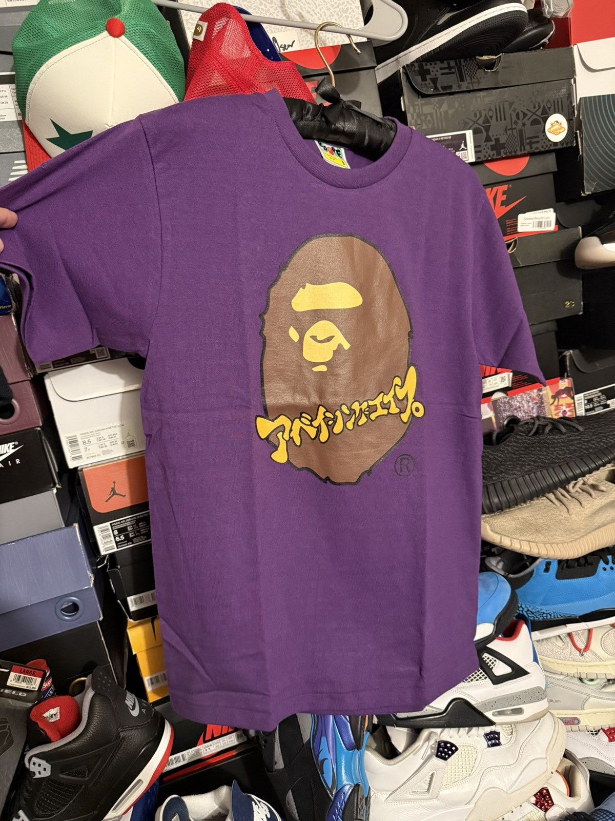 Bape Bape Katakana ape head tee size S Size US S / EU 44-46 / 1 - 1 Thumbnail