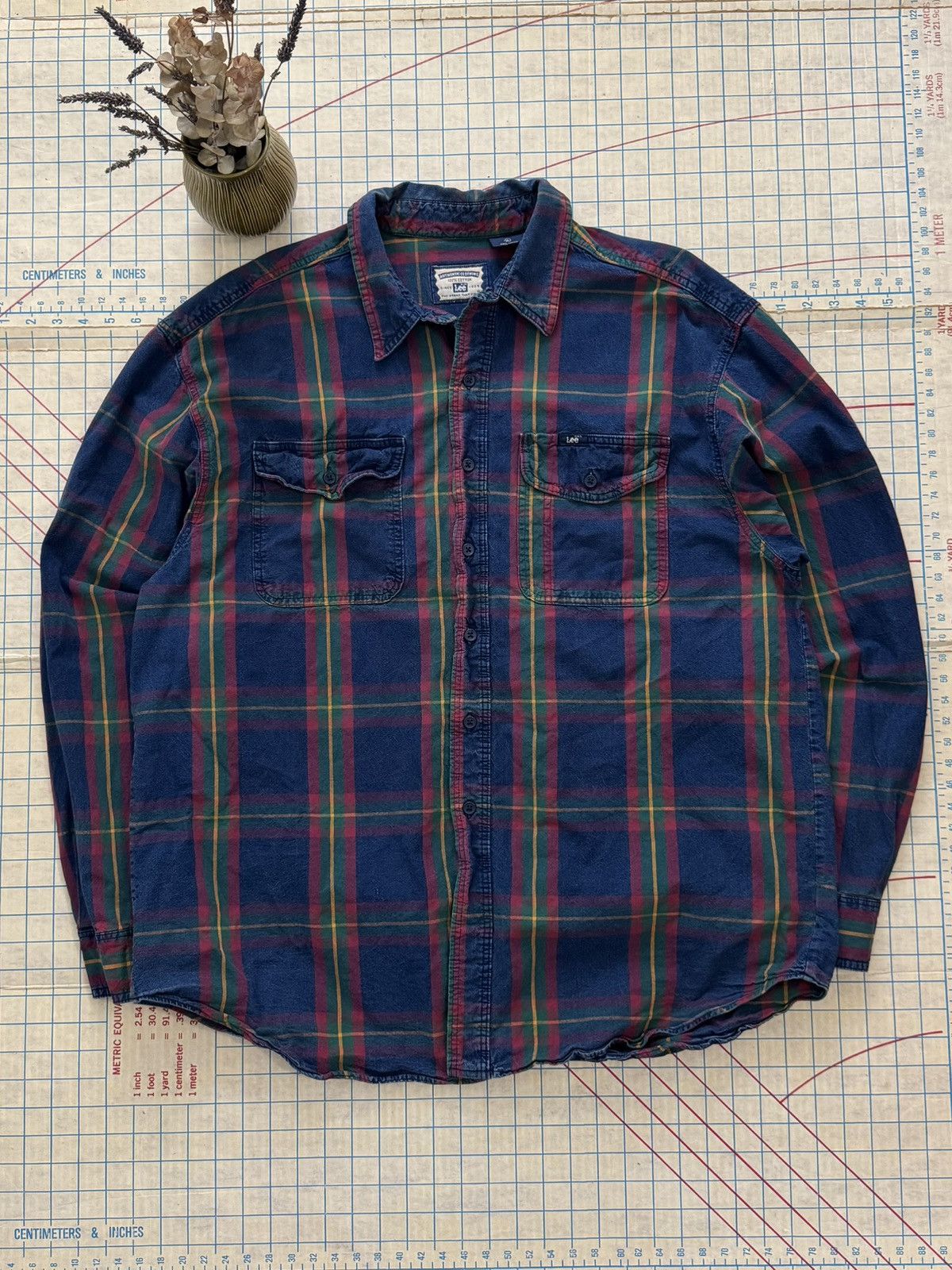 Lee Vintage Lee Authentic Flannel Button Up Shirt Mens Size XL Size US XL / EU 56 / 4 - 1 Thumbnail