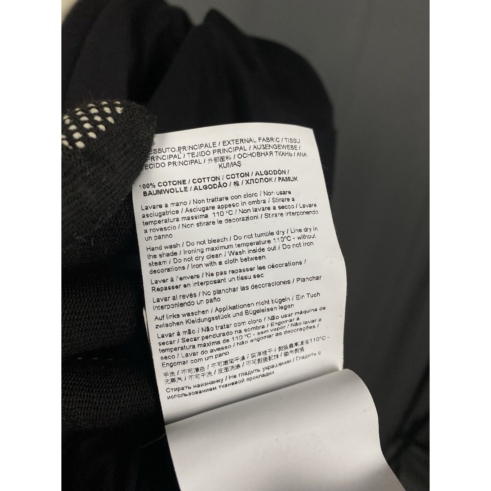 Versace Versace Jeans Couture Men's Black Big Reflective Logo Oversi Size US M / EU 48-50 / 2 - 13 Thumbnail