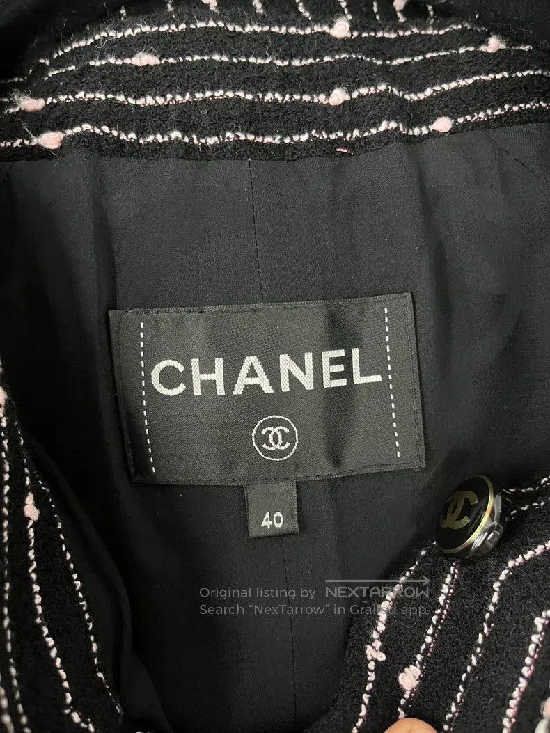Chanel Chanel 23P black long coat Size S / US 4 / IT 40 - 4 Thumbnail