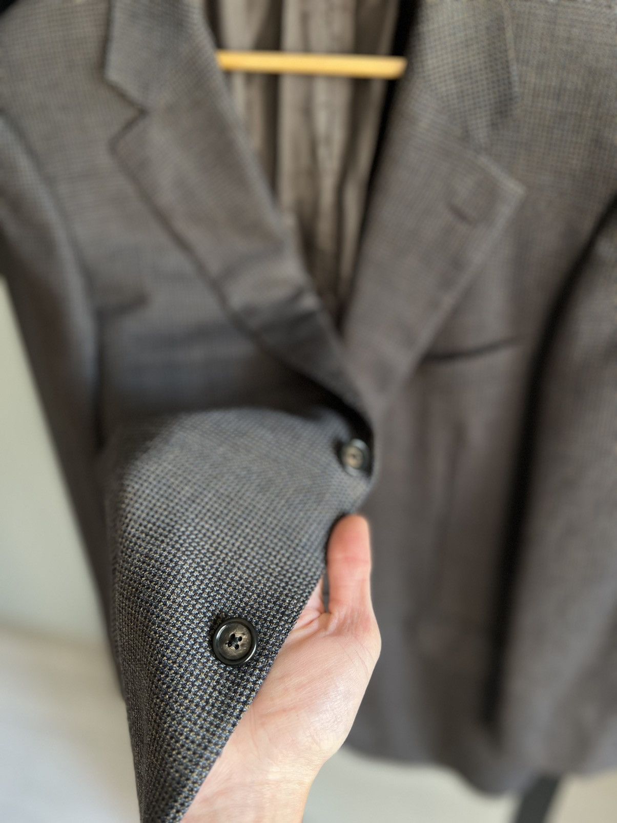 Corneliani Corneliani Italy Vintage Virgin Wool 100% Blazer Size 50R - 8 Thumbnail
