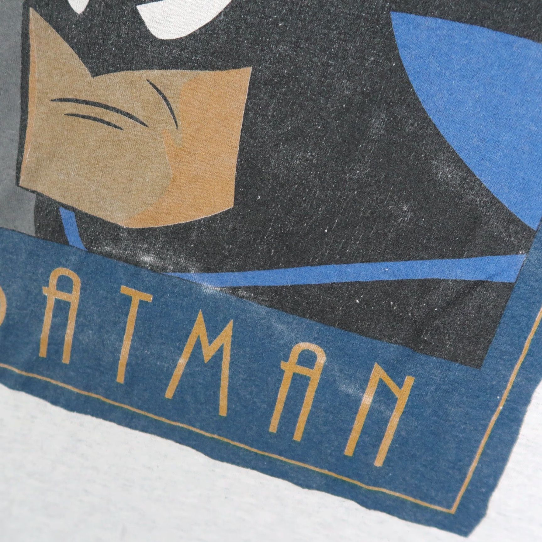 Vintage Vintage 90s Batman Animated Series TV Promo T-Shirt XL Men Gray Cotton Short Sleeve Crew Neck Logo 90s Mens Size US XL / EU 56 / 4 - 4 Thumbnail