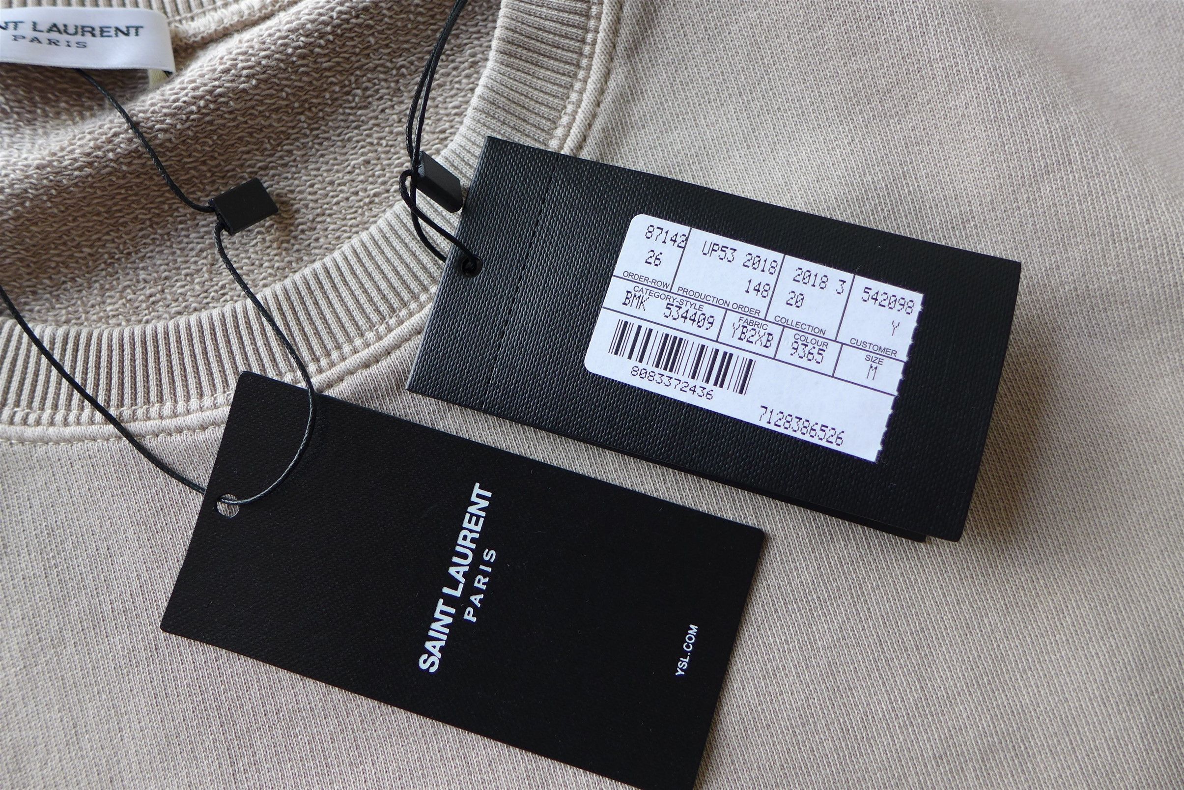Saint Laurent Paris Saint Laurent SS18 Snake & Rose Heart Sweatshirt Size US M / EU 48-50 / 2 - 16 Thumbnail