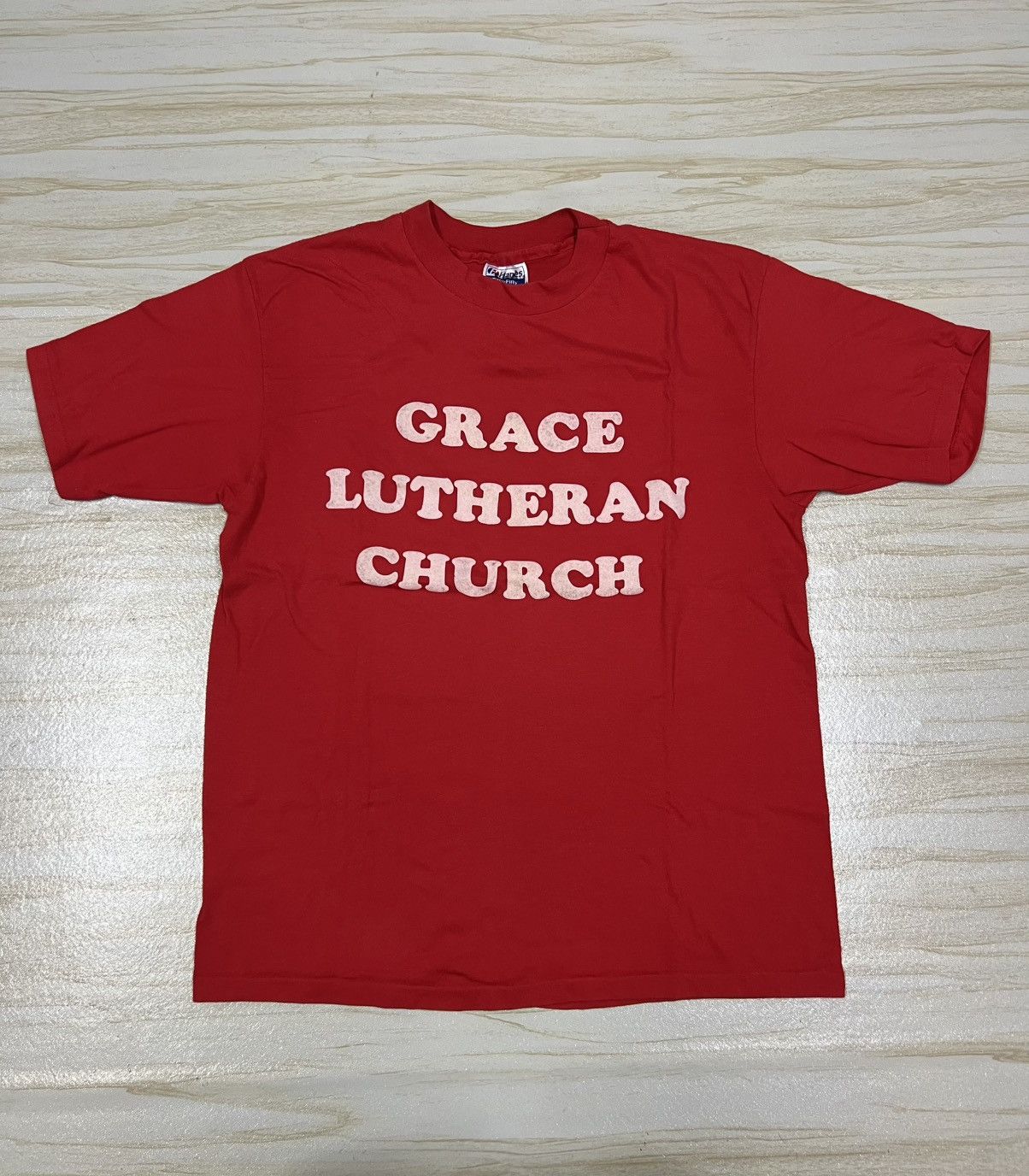 Vintage 80s Vintage Seattle Grace Lutheran Church Tee Size US M / EU 48-50 / 2 - 1 Thumbnail