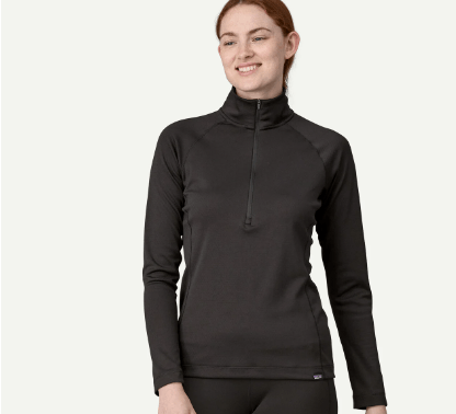 Patagonia Patagonia Women's Capilene Midweight Pullover - Black XS Size XS / US 0-2 / IT 36-38 - 1 Thumbnail