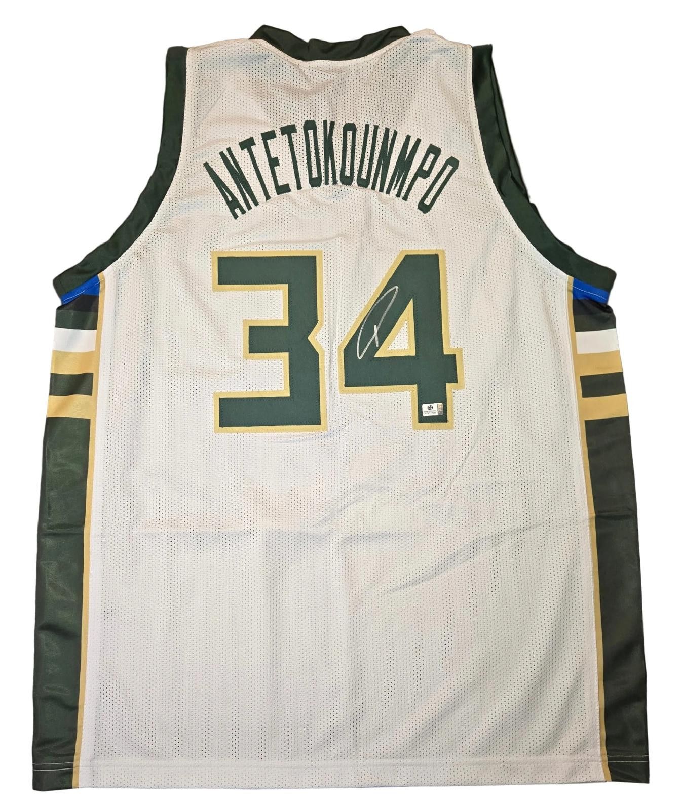 Other Giannis Antetokounmpo Custom Basketball Jersey With COA Size ONE SIZE - 3 Thumbnail