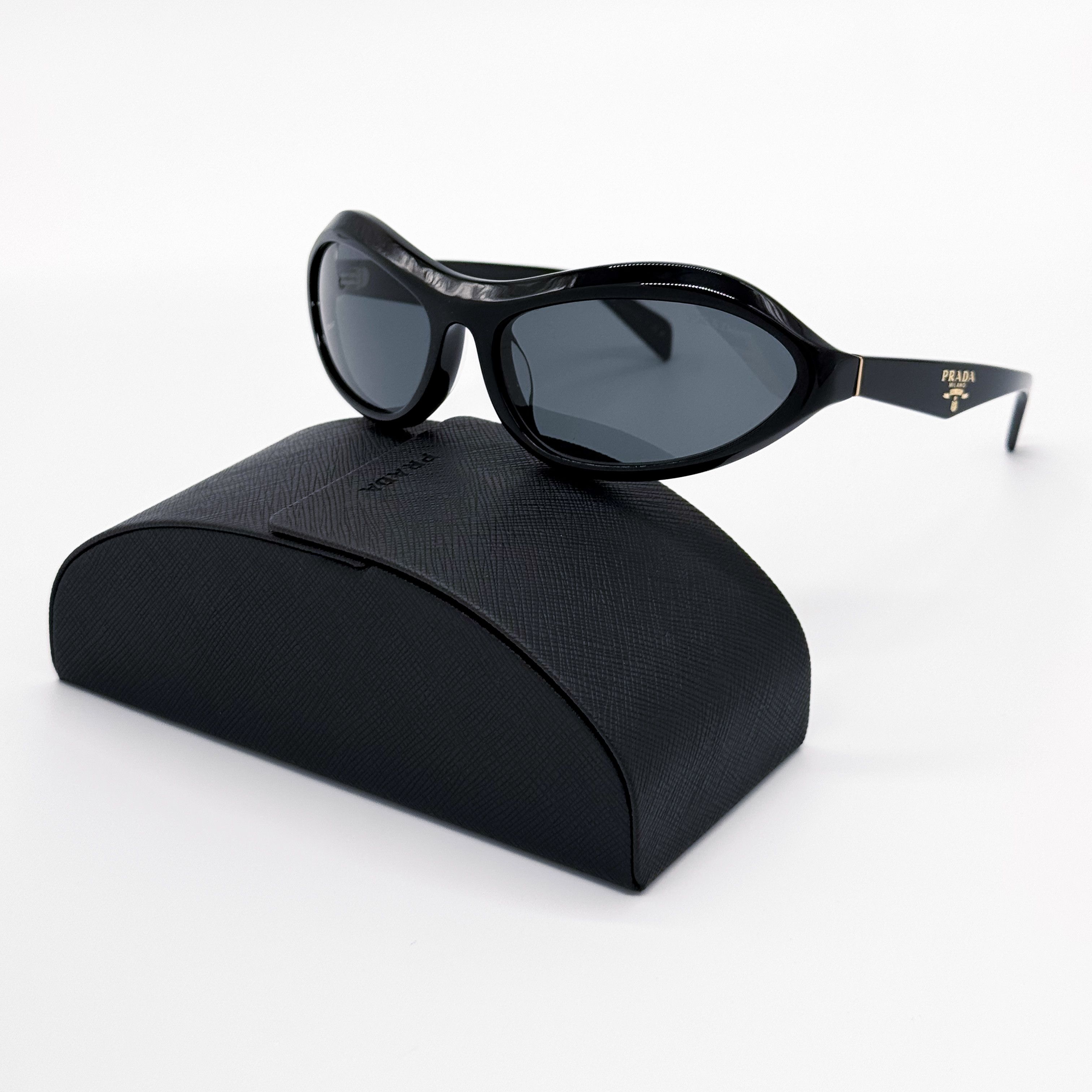 おすすめ☆大人気【PRADA】 S OOO ブラック Prada NEW PRADA SPR 27Z 16K08Z SQUARE PR 27ZS BLACK
