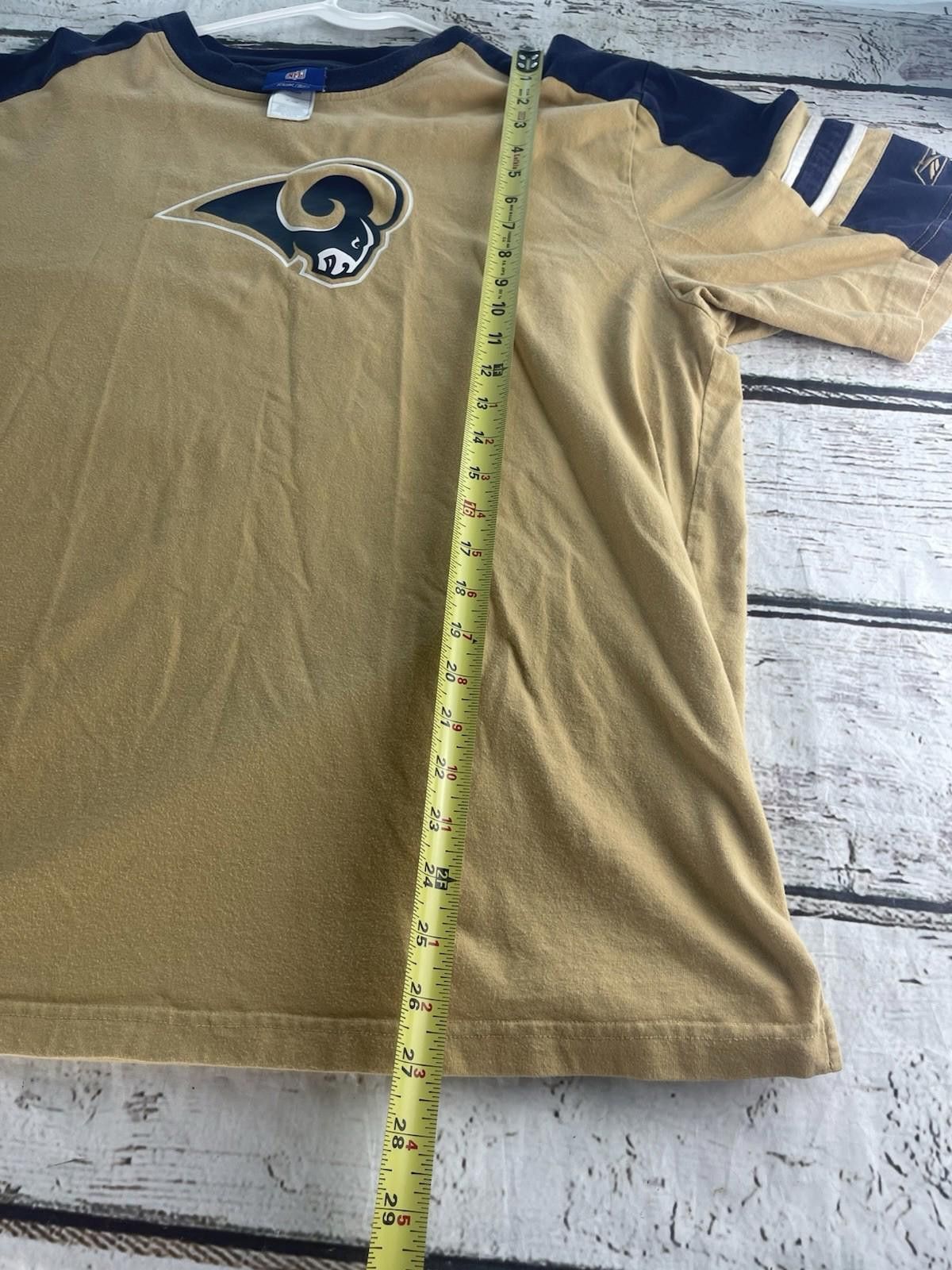 Reebok Vintage Reebok 90's NFL Los Angeles Rams Big Logo T-Shirt XL Size ONE SIZE - 7 Thumbnail