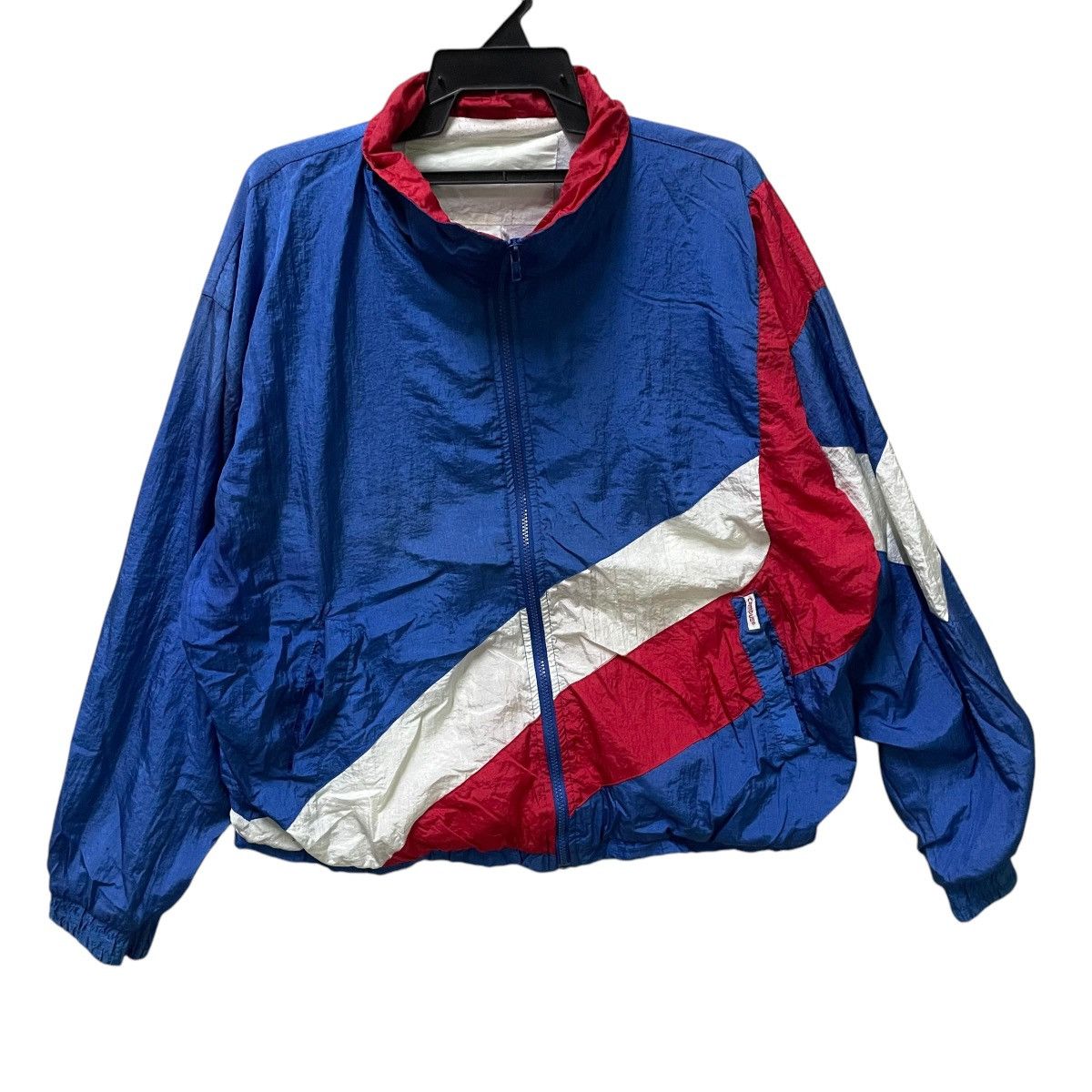 Vintage vintage campus multicolour windbreaker jacket Size US XL / EU 56 / 4 - 1 Thumbnail