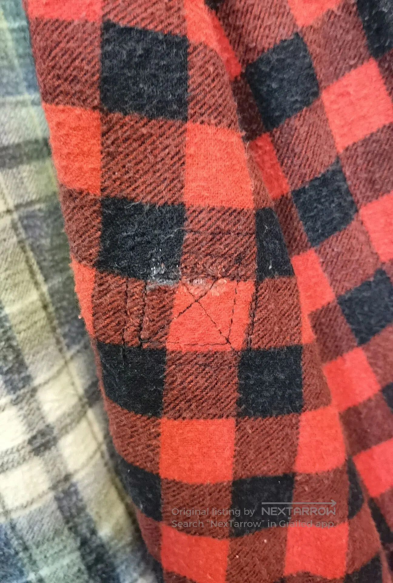 Takahiromiyashita The Soloist. vintage patchwork flannel long sleeve shirt. Size US XXL / EU 58 / 5 - 7 Thumbnail