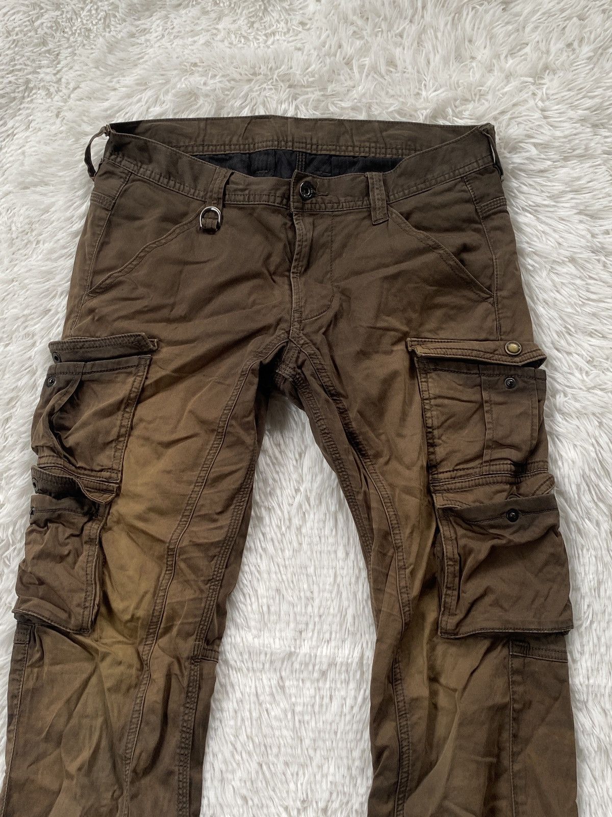Japanese Brand 🔥BINDING OFFER NOW🔥Hideaways Nicole Cargo pant multipocket Size 31" - 1 Thumbnail