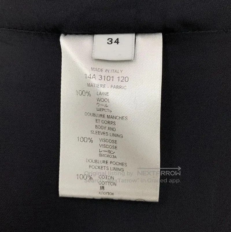 Givenchy Givenchy Women's Wool Jacket in Yellow . Size XXS / US 00 / IT 34 - 6 Thumbnail