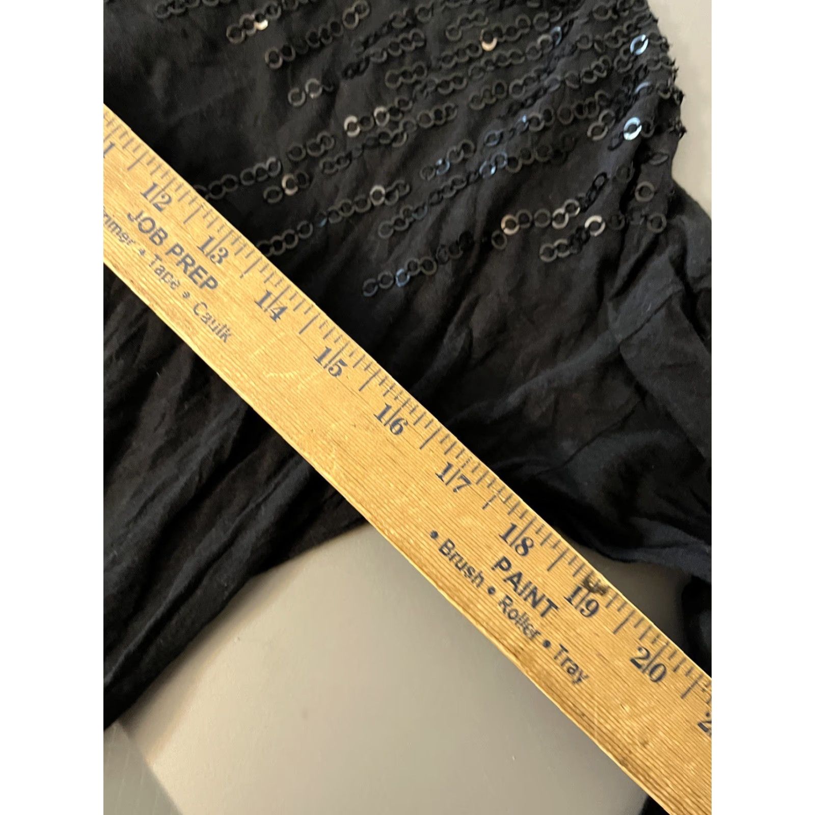 Calvin Klein Calvin Klein Jeans Shirt Women M Black Sequin Long Sleeve Round Neck Shirt Size M / US 6-8 / IT 42-44 - 5 Thumbnail
