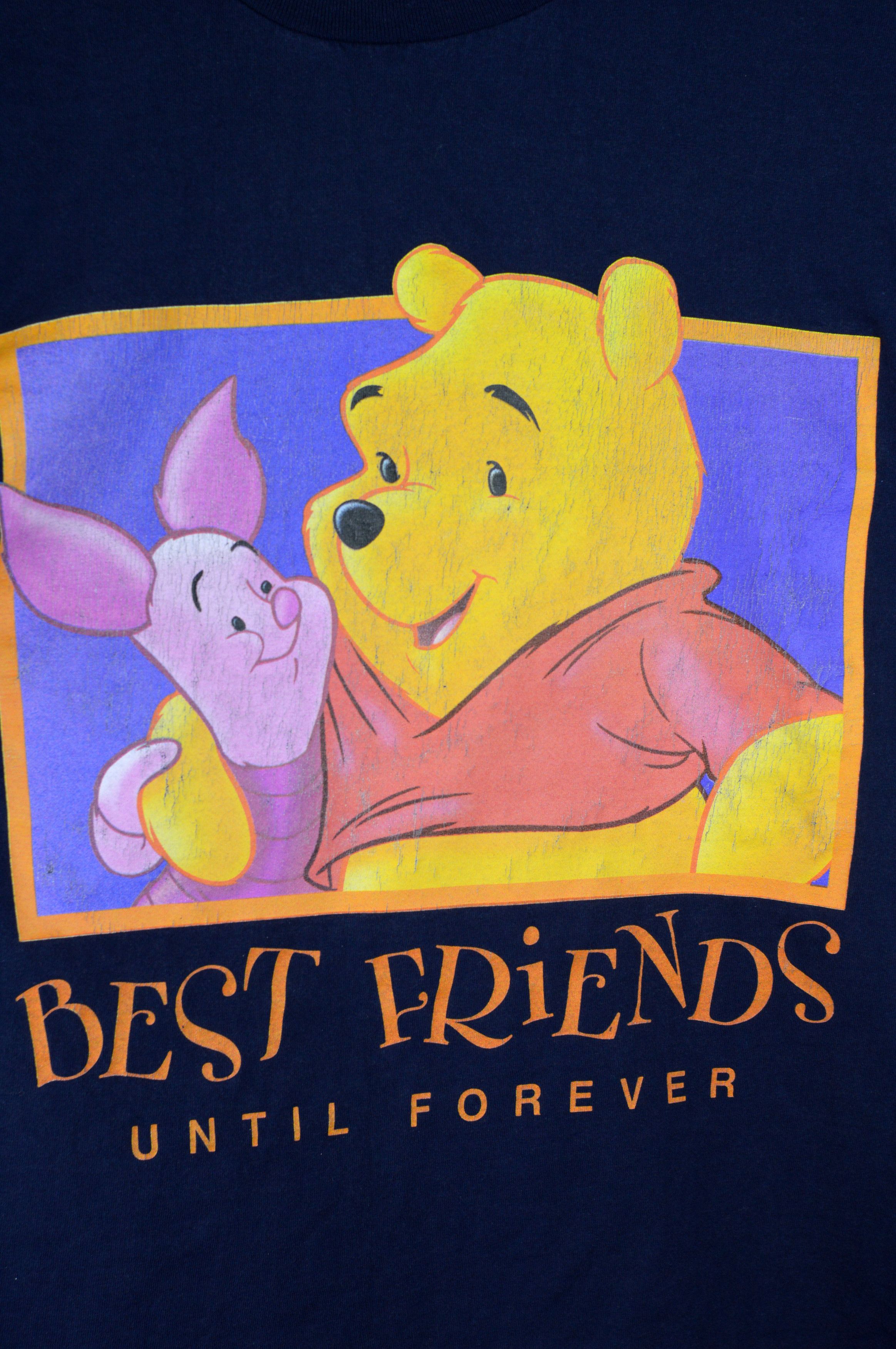 Vintage Winnie The Pooh Best Friends Until Forever 90s t shirt Size US L / EU 52-54 / 3 - 2 Thumbnail