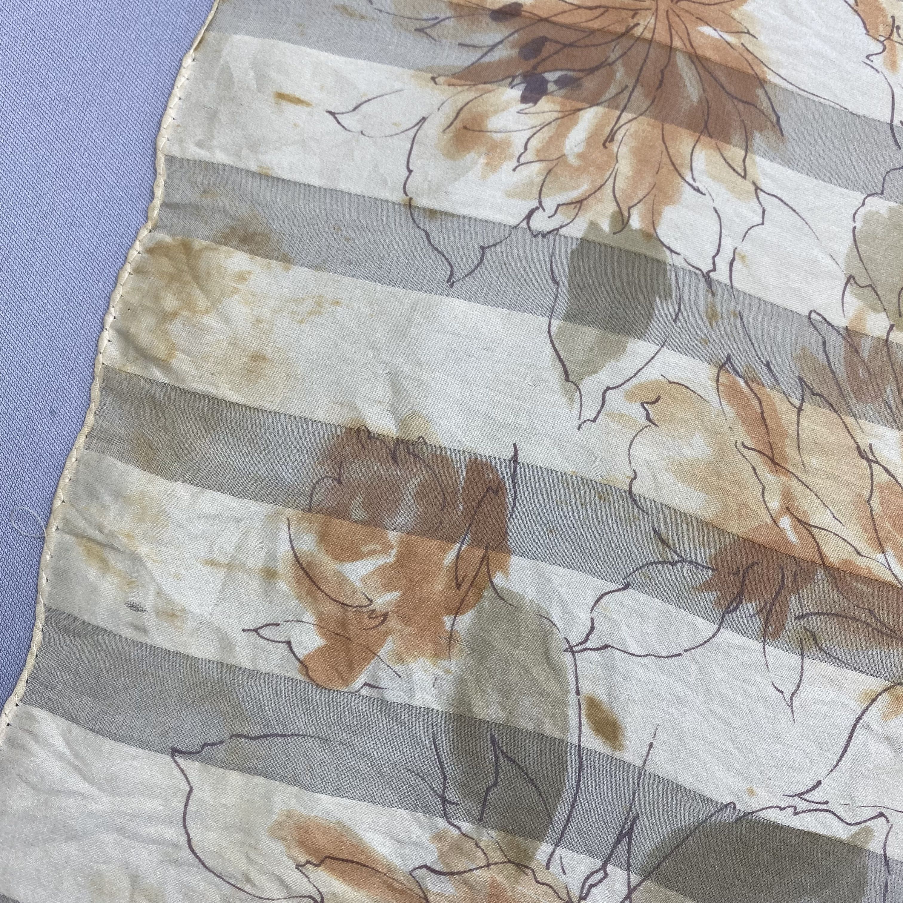 Japanese Brand Vintage Franck Olivier SILK Scarf Twill Stole Wraps Scarves Size ONE SIZE - 9 Thumbnail