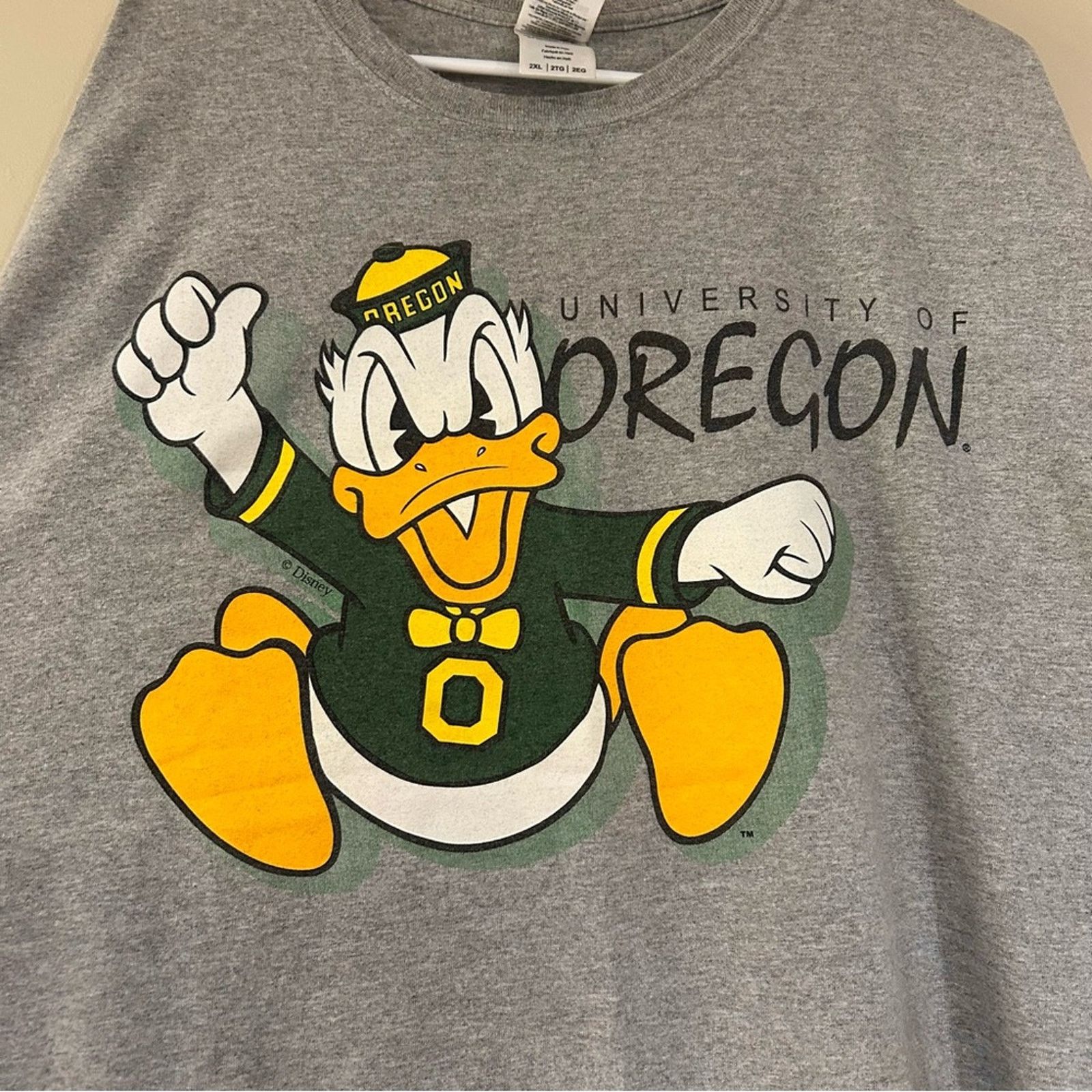 Gildan Oregon Ducks Donald Duck Shirt Size US XXL / EU 58 / 5 - 3 Thumbnail