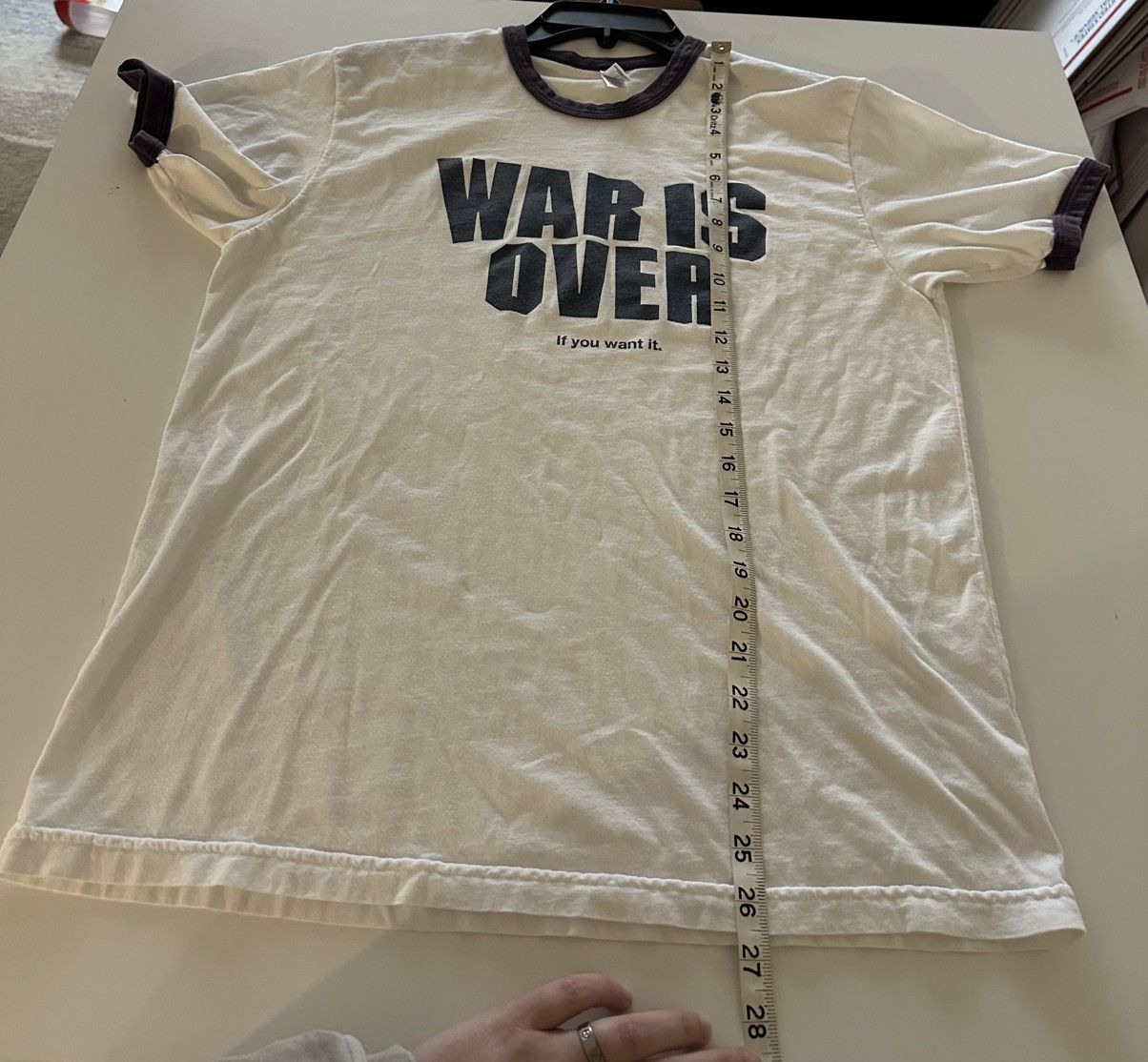 Band Tees × Vintage Vintage NUTOPIA Y2K War Is Over If You Want It Lennon Size US L / EU 52-54 / 3 - 7 Thumbnail