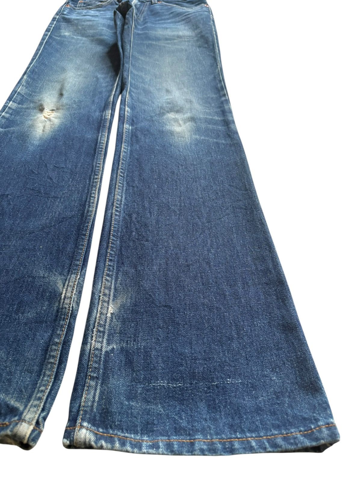 Levi's Vintage 90s Levis 517 Mud Wash Distressed Flare Jeans Size US 30 / EU 46 - 7 Thumbnail