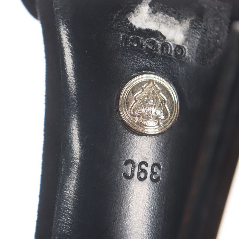 Gucci Gucci Black Suede High Heels 13cm- Size US 8 / IT 38 - 7 Thumbnail