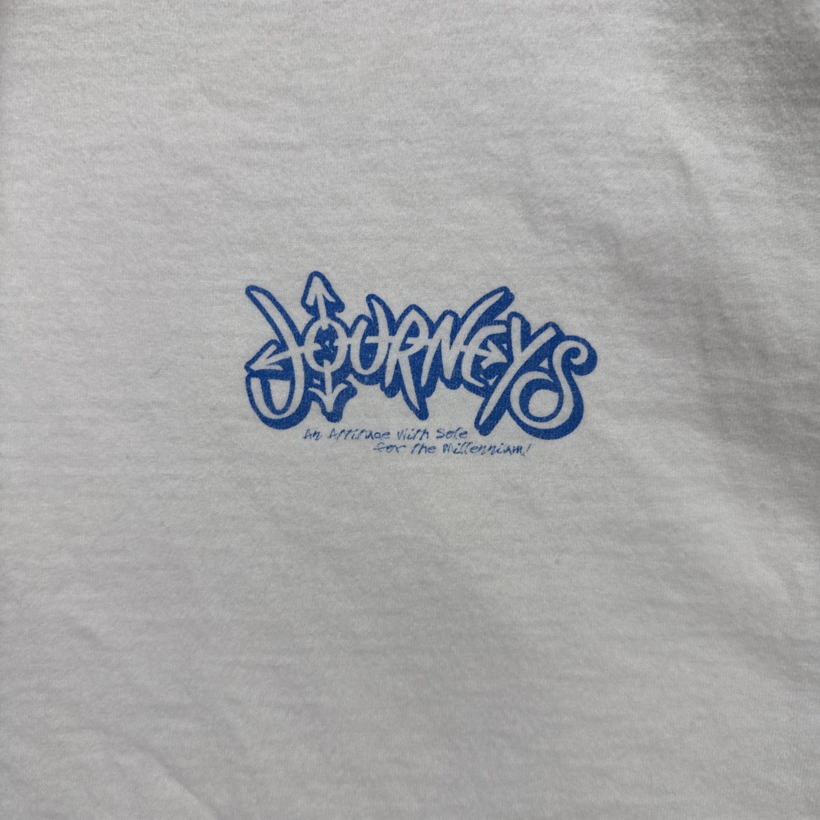 Vintage Vintage Journeys Shirt Mens XL White Y2K Skate Shoes Store Size US XL / EU 56 / 4 - 7 Thumbnail
