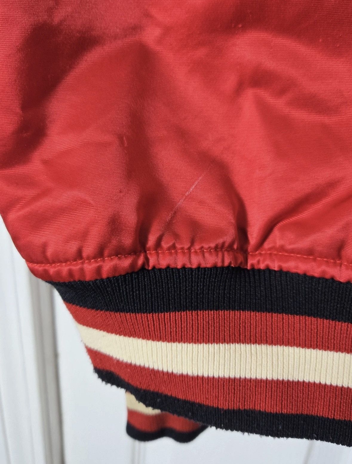 Starter Vintage 90's Starter Chicago Bulls NBA Satin Jacket Large Size US L / EU 52-54 / 3 - 7 Thumbnail