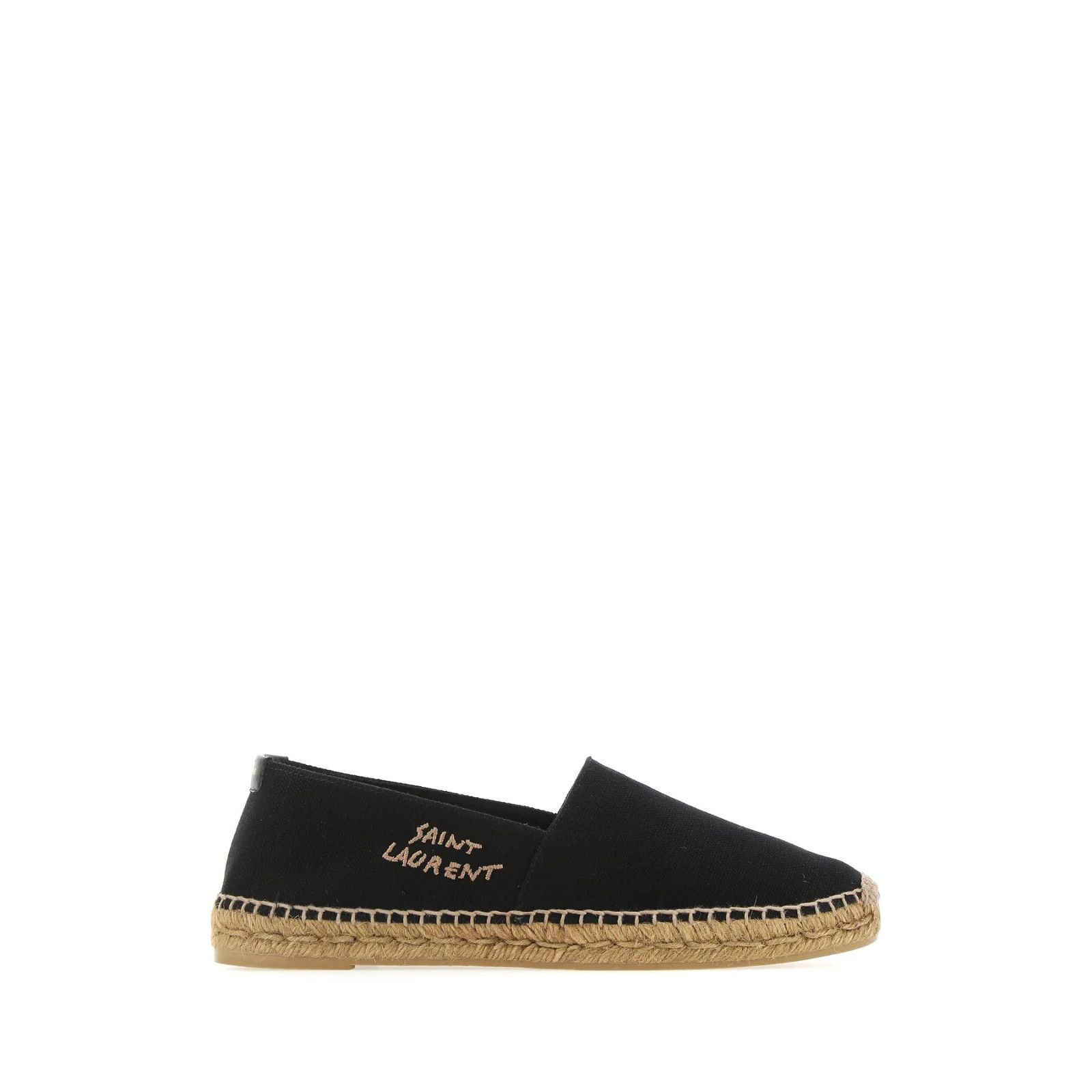 Saint Laurent Black Canvas Espadrilles Me, Men's (Size 10)