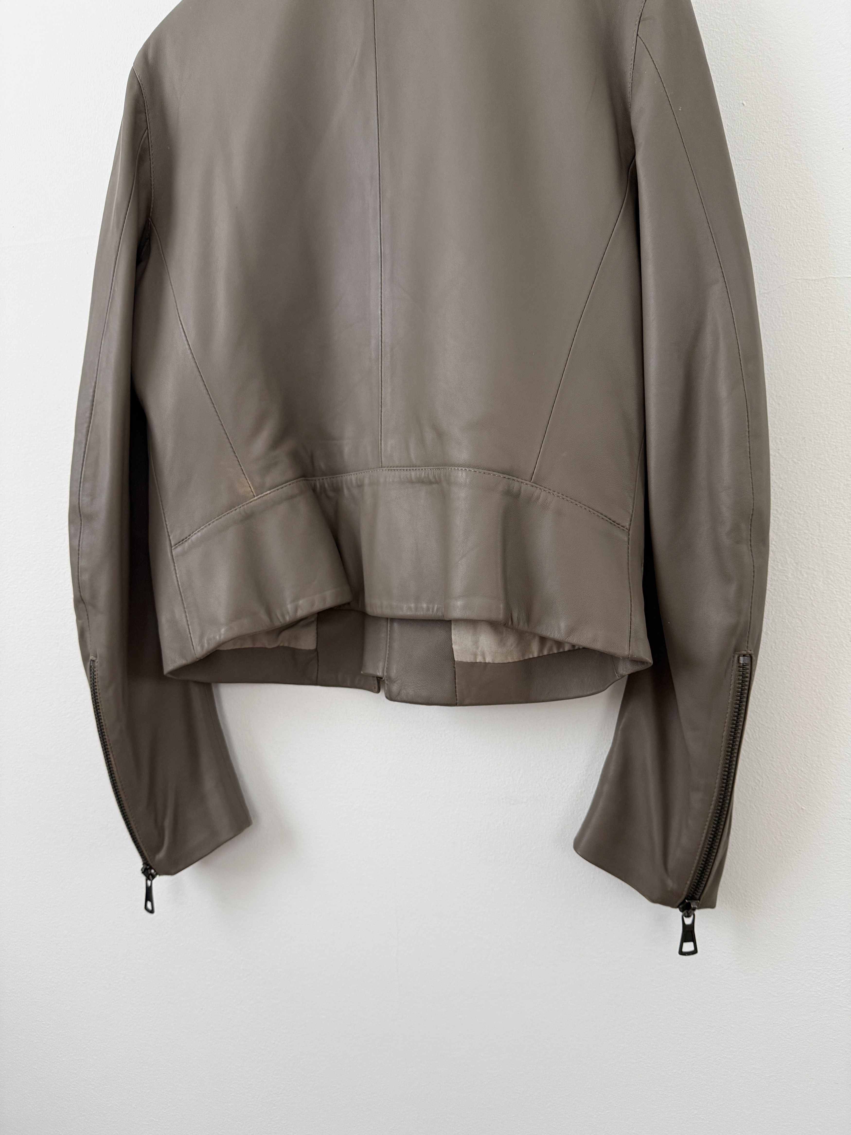 Maison Margiela 2012 5 Zip Leather Moto Jacket Size US S / EU 44-46 / 1 - 15 Thumbnail