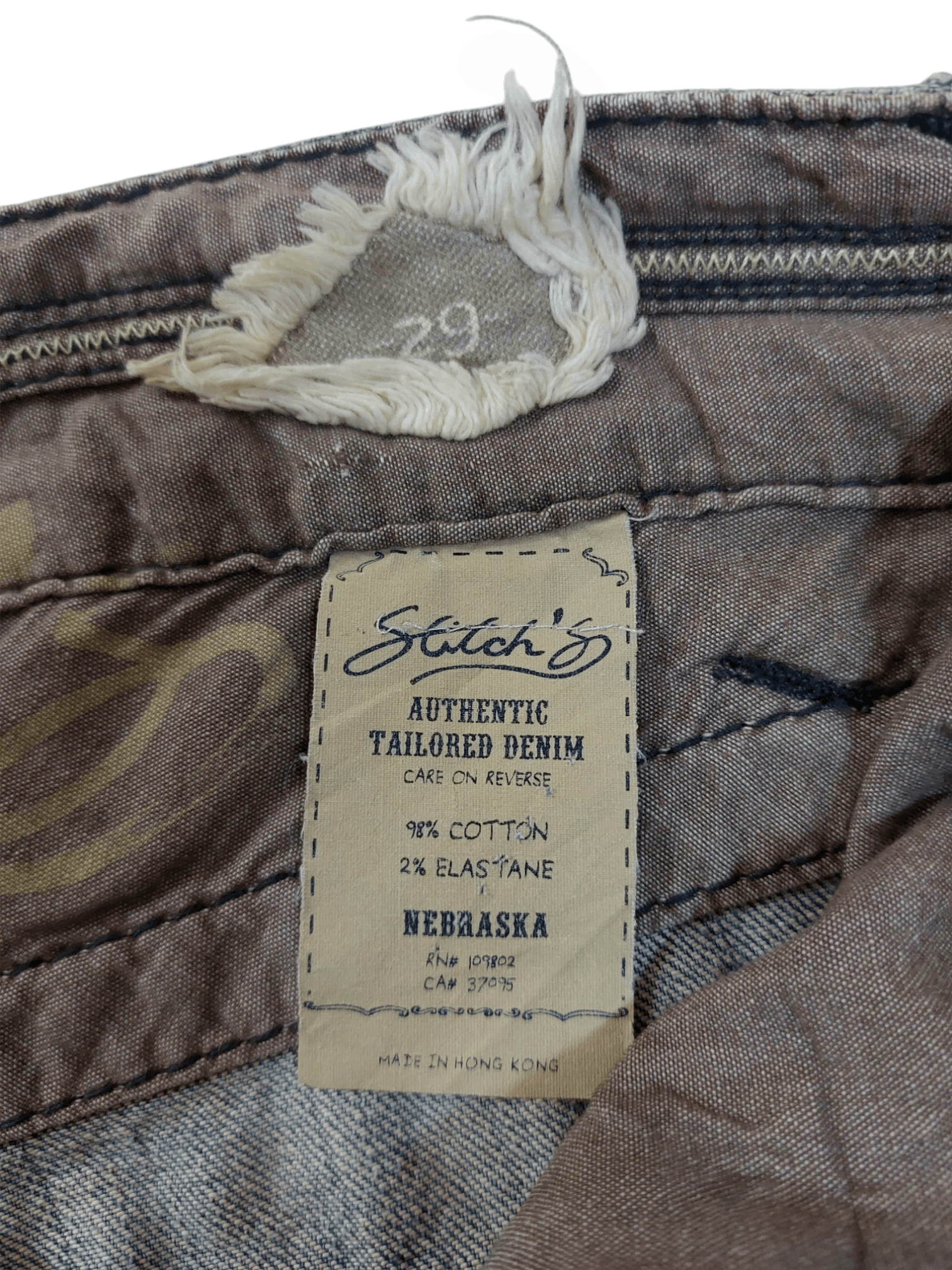 14th Addiction Stitch's Flare Distressed Denim Size US 29 - 21 Thumbnail