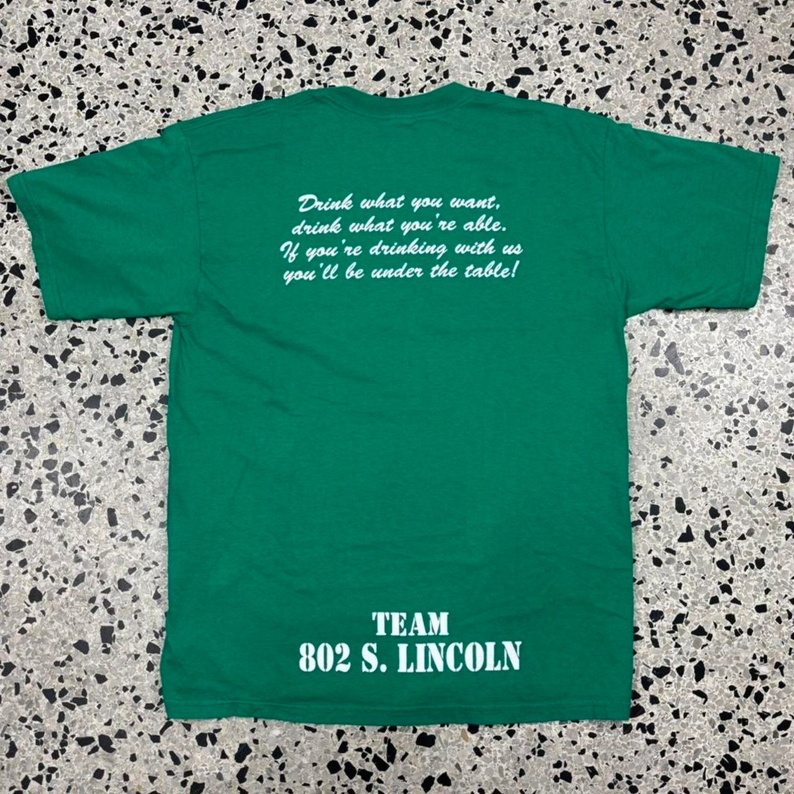 Vintage VINTAGE Y2K UNOFFICIAL OLYMPICS IRISH DRINKING GAMES TEE: Size US L / EU 52-54 / 3 - 4 Thumbnail