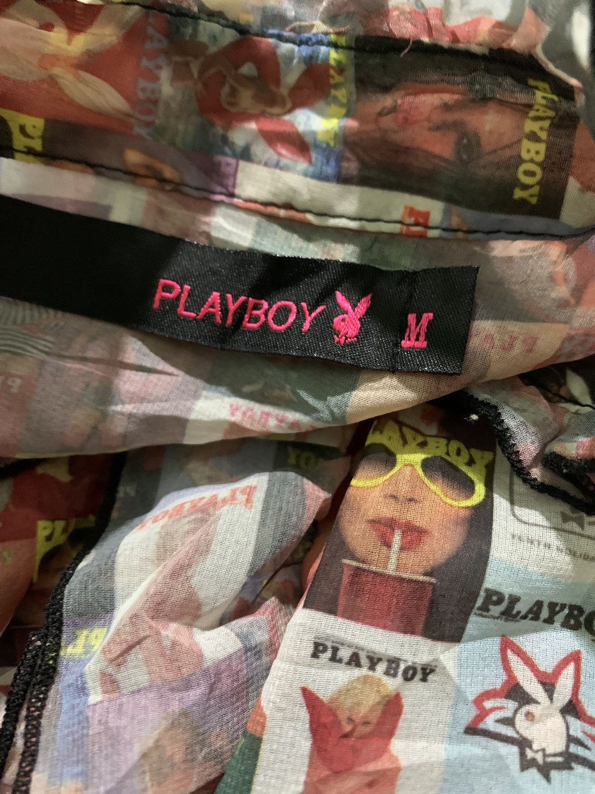 Playboy Playboy Shirt Women Full Print Photo Size M / US 6-8 / IT 42-44 - 3 Thumbnail