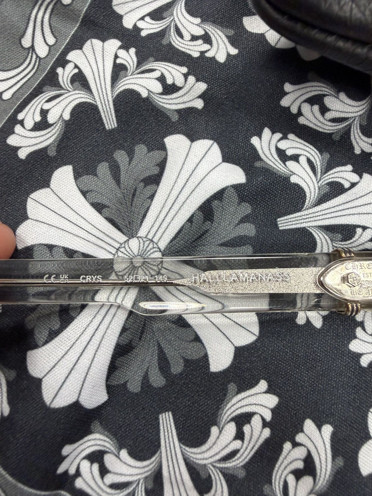 Chrome Hearts Chrome Hearts Clear Halllamanass Glasses Size ONE SIZE - 5 Thumbnail