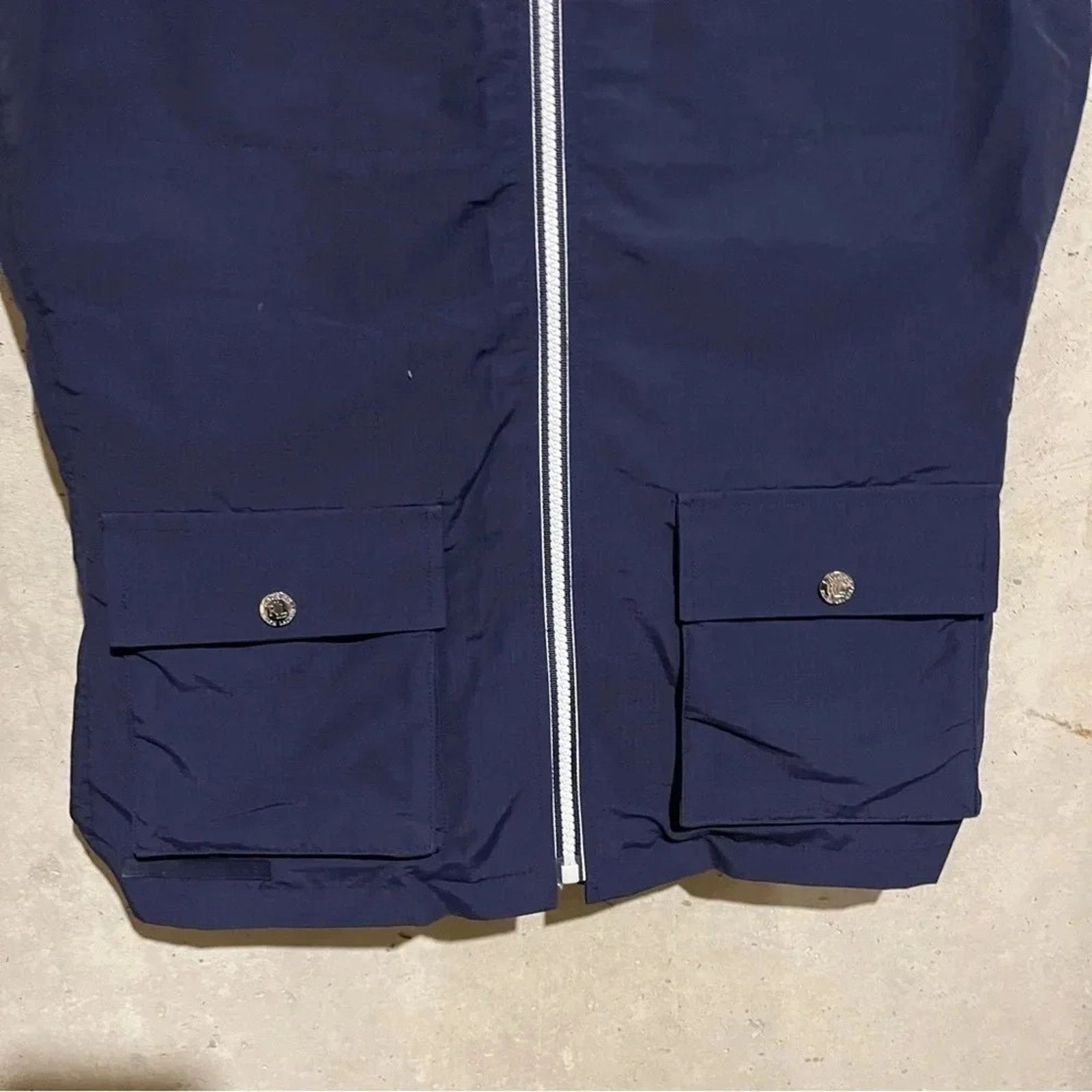 Lauren Ralph Lauren Ralph Lauren Active Womens Medium Blue Zip Up Vest Pockets Size M / US 6-8 / IT 42-44 - 3 Thumbnail