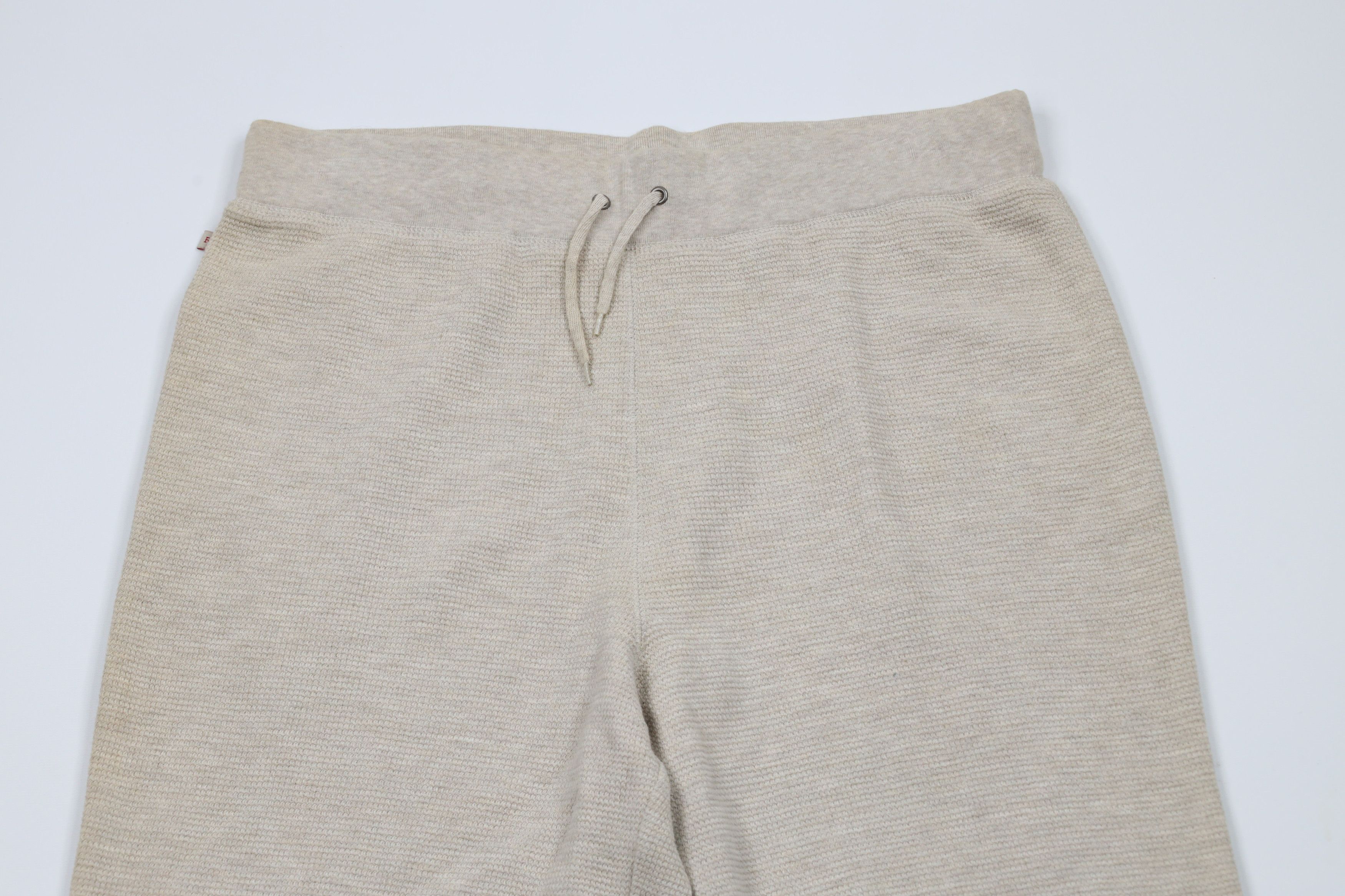 Ralph Lauren × Vintage Vintage 90s Ralph Lauren Waffle Knit Wide Leg Sweatpants Size 32" / US 10 / IT 46 - 2 Thumbnail
