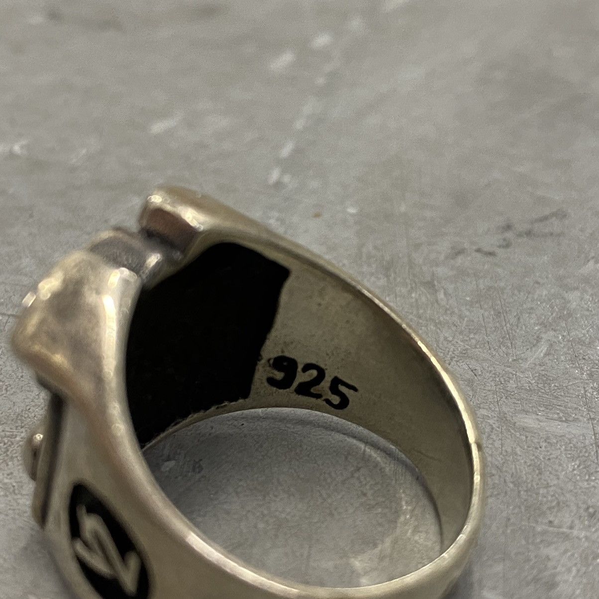 Harley Davidson × Japanese Brand × Vintage Vintage Harley Davidson Chunky V Twin Engine Signet Ring Size ONE SIZE - 5 Thumbnail