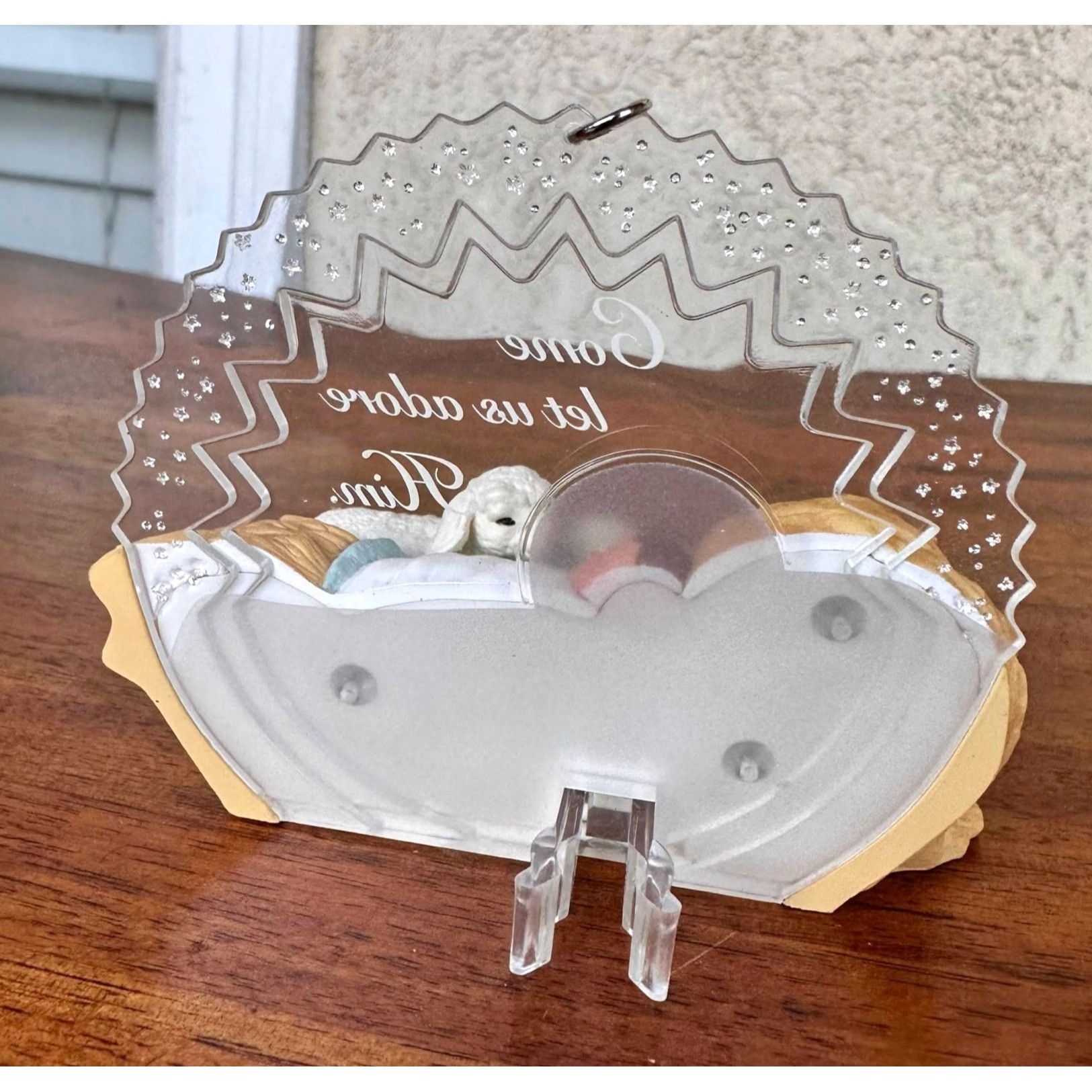 Vintage Hallmark Child of Wonder Christmas Ornament 1999 Manger Baby Size ONE SIZE - 9 Thumbnail
