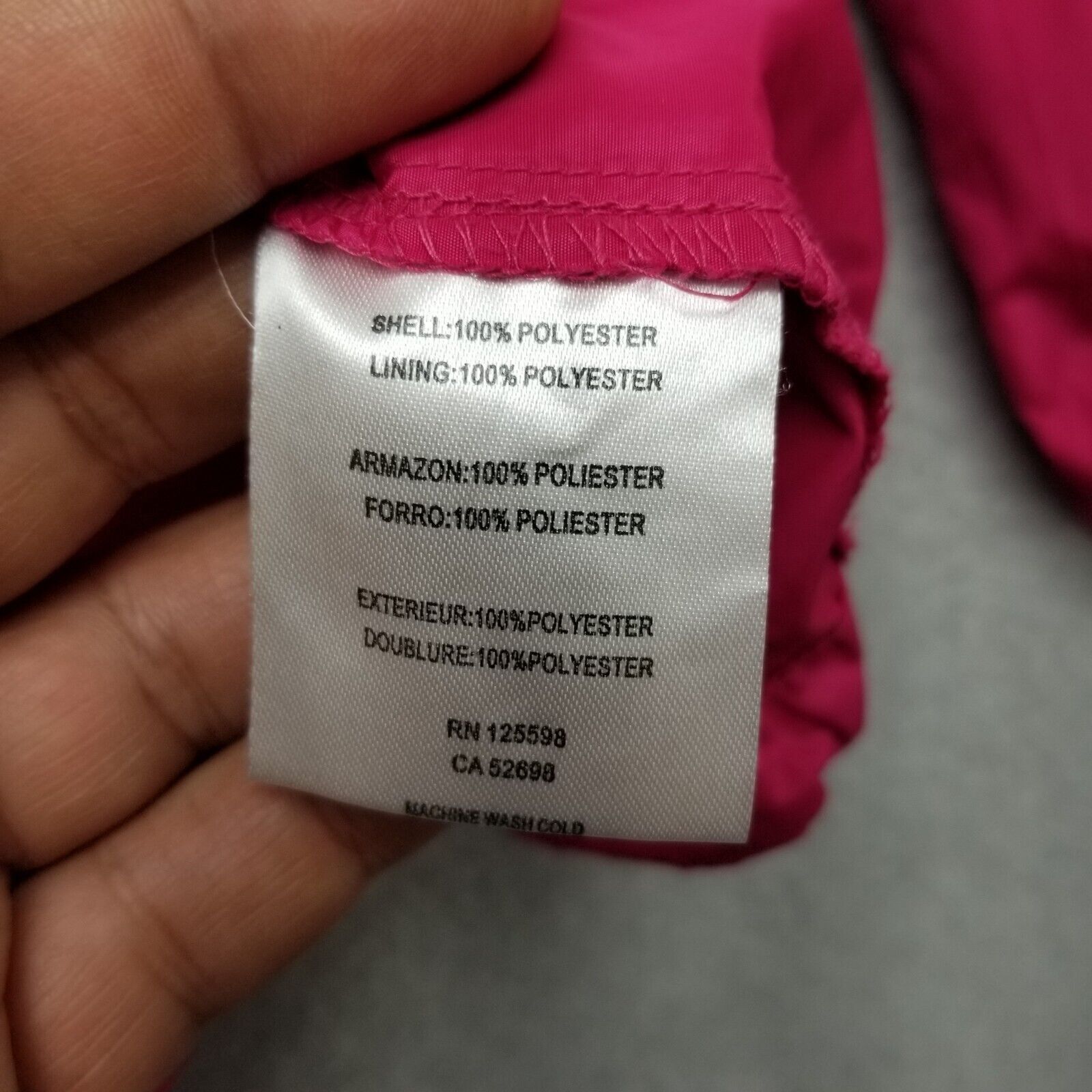 Other Bellefleur Jacket Womens Medium Pink Zip Outdoor Windbreaker Size M / US 6-8 / IT 42-44 - 17 Thumbnail
