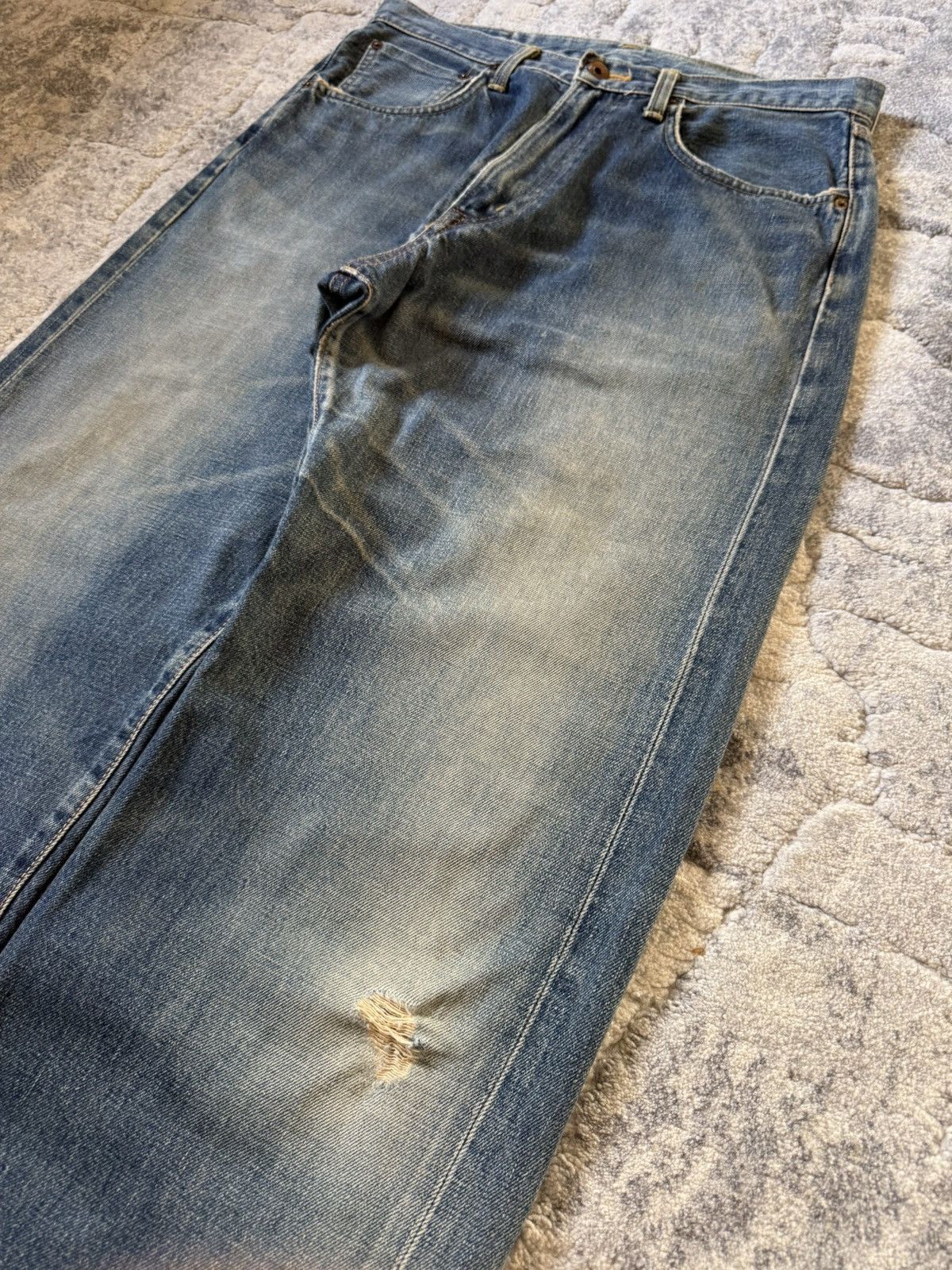Edwin Edwin 505 Rare OG Type 1 Selvedge Baggy Jeans Size US 32 / EU 48 - 7 Thumbnail