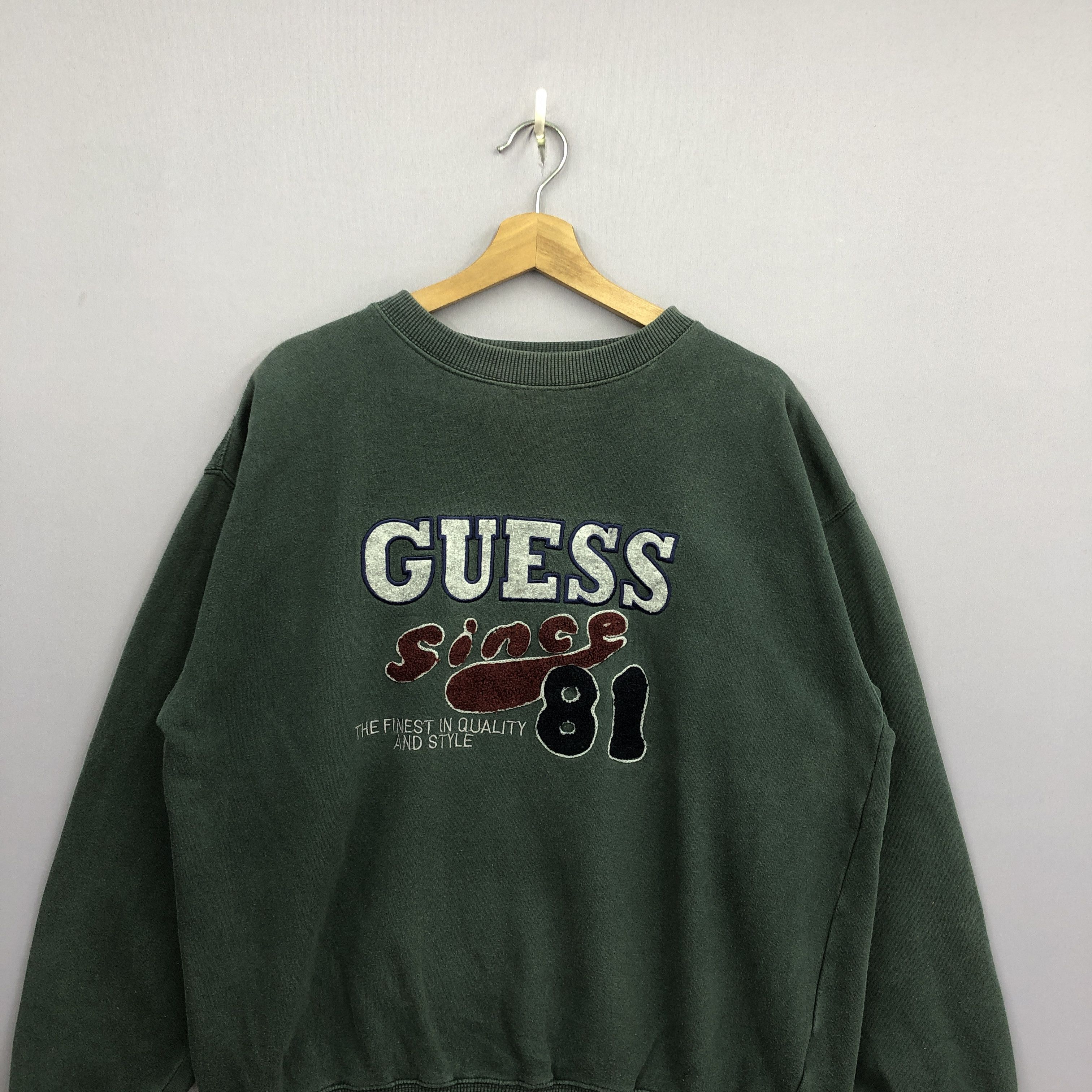 Guess × Vintage Vintage Guess Sweater Guess Sweatshirt Jumper Size US XL / EU 56 / 4 - 2 Thumbnail