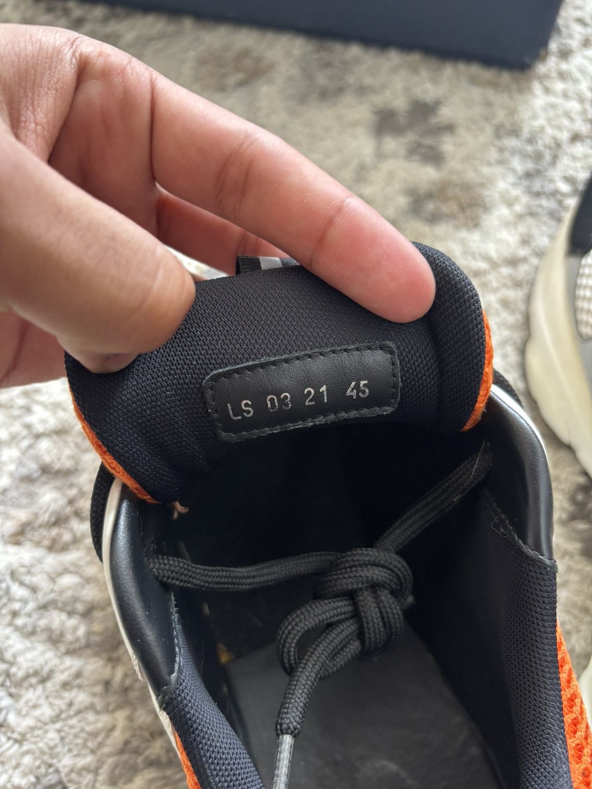 Dior Dior B22 Orange / Grey / White Sneakers Size US 12 / EU 45 - 4 Thumbnail