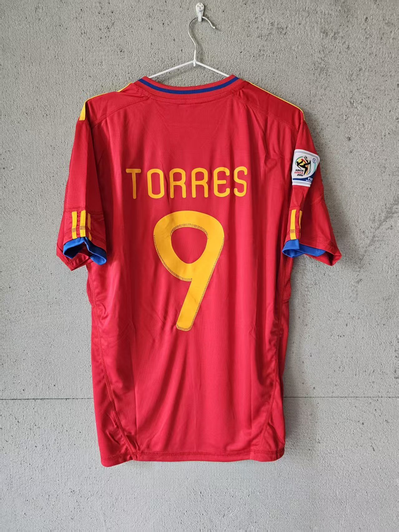 Other 2010 Spain #9 Torres Jersey Home Size US S / EU 44-46 / 1 - 2 Thumbnail