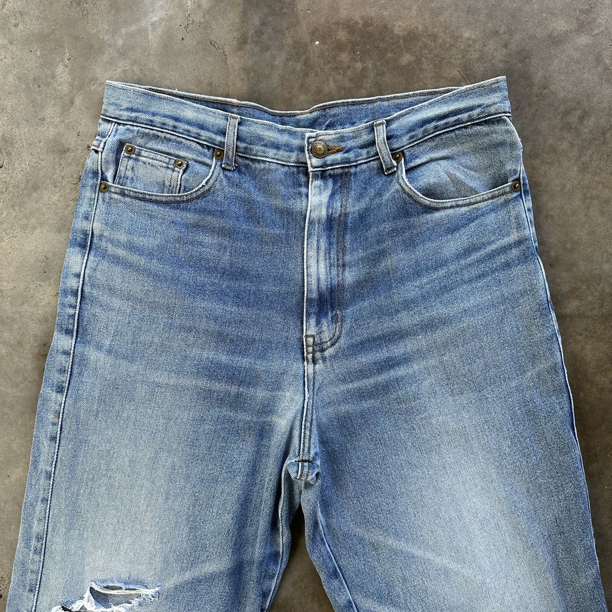 Japanese Brand Vintage Japanese Distressed Jean Sick Denim Pant W32 Size US 32 / EU 48 - 3 Thumbnail