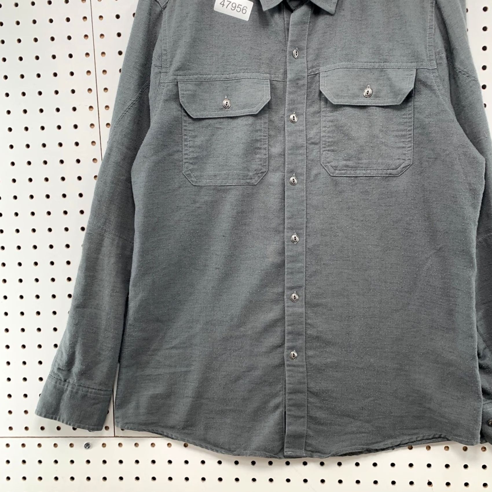 Vintage Kuhl Flannel Button Shirt Mens Small Gray Descendr Long Sleeve Lightweight Hike Size US S / EU 44-46 / 1 - 5 Thumbnail