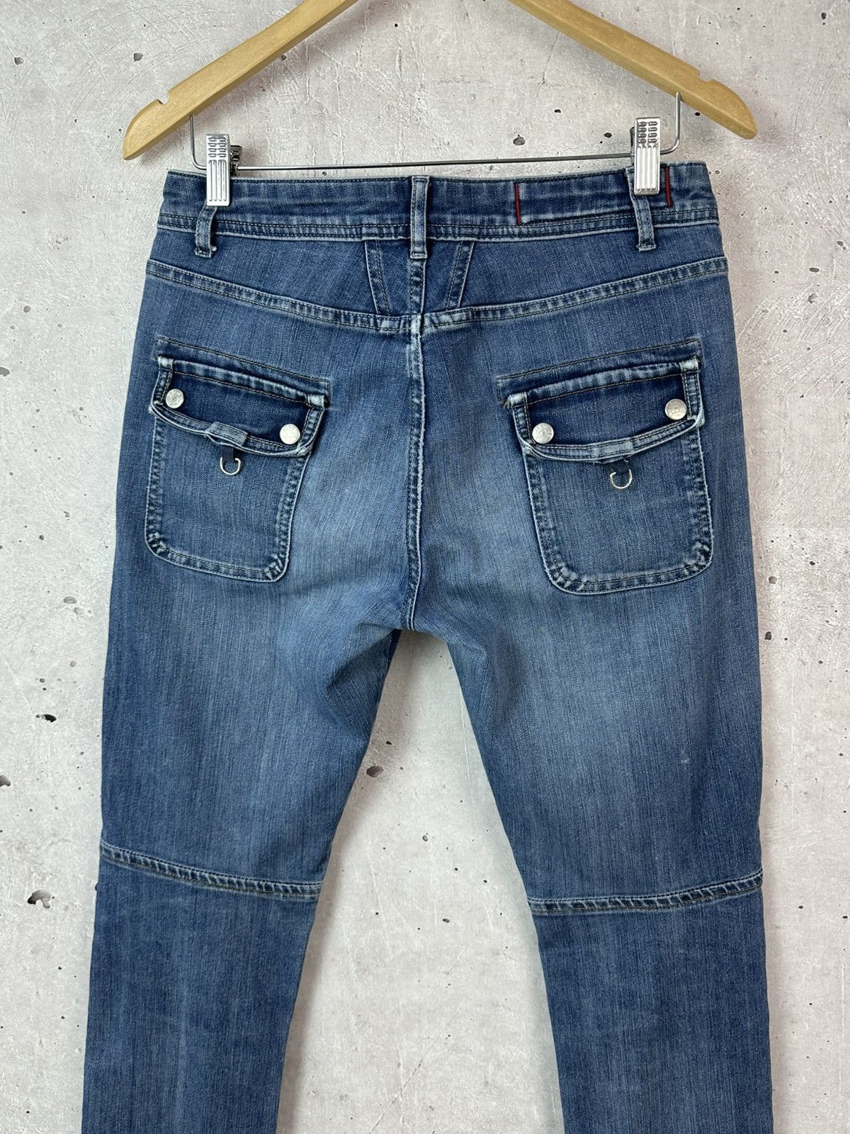 Marithe + Francois Girbaud Marithe Francois Girbaud Embroidered Metal Buttons Jeans Size 32" / US 10 / IT 46 - 7 Thumbnail