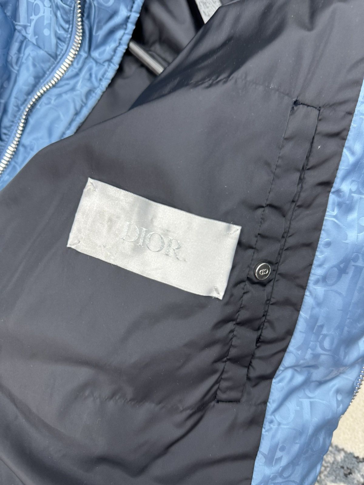 Dior Dior oblique puffer jacket blue Size US XXL / EU 58 / 5 - 7 Thumbnail