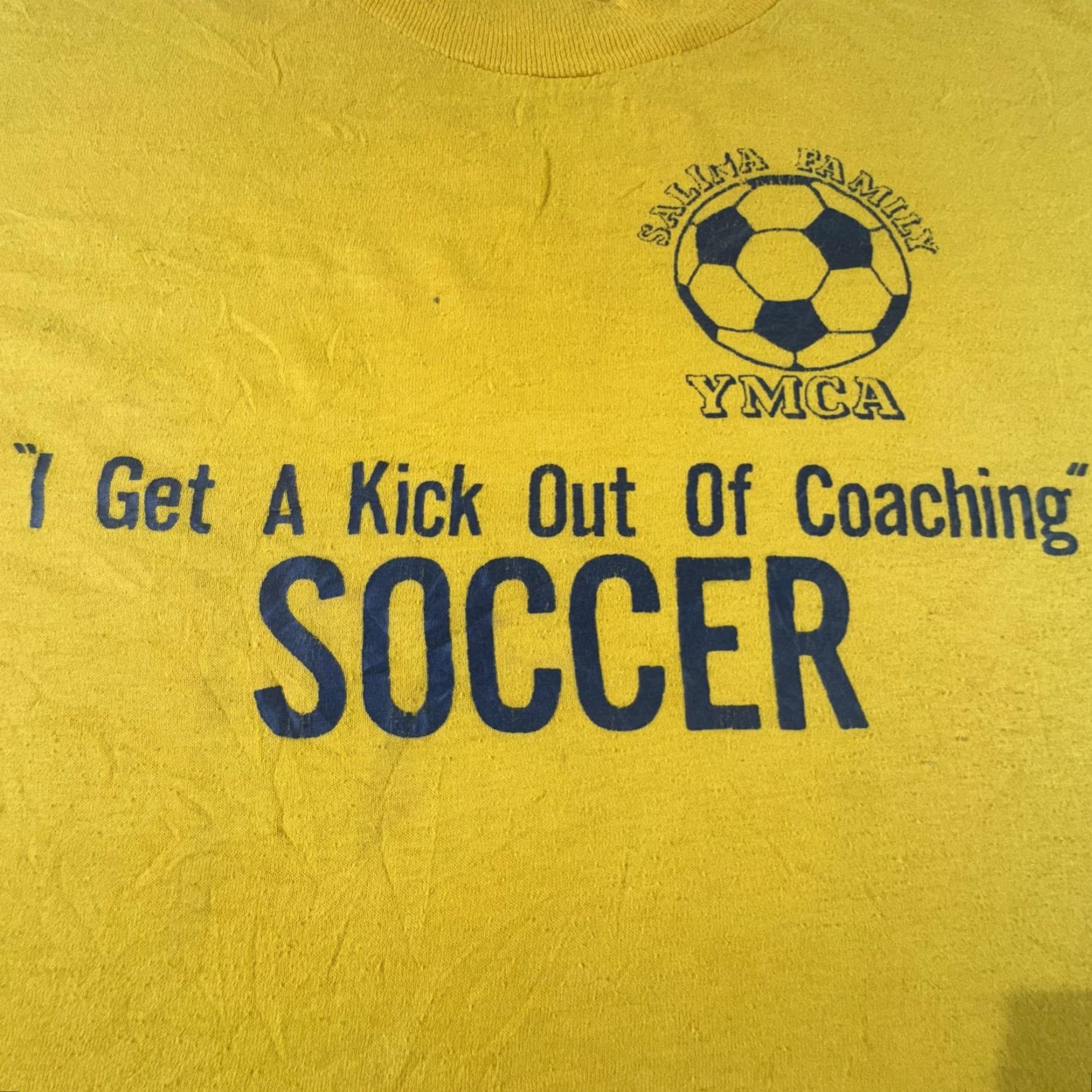 Jerzees VINTAGE Vintage Salina Family YMCA Shirt Mens Large Soccer Coach Centennial 80s Tee Size US L / EU 52-54 / 3 - 4 Thumbnail