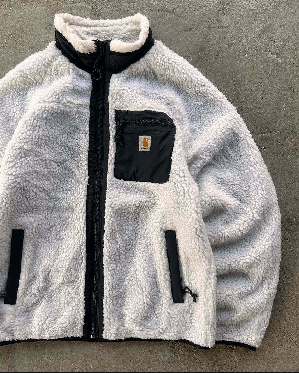 Carhartt × Carhartt Wip × Vintage Carhartt WIP Fleece Jacket Sherpa Zip-Up (S) Size US S / EU 44-46 / 1 - 3 Thumbnail