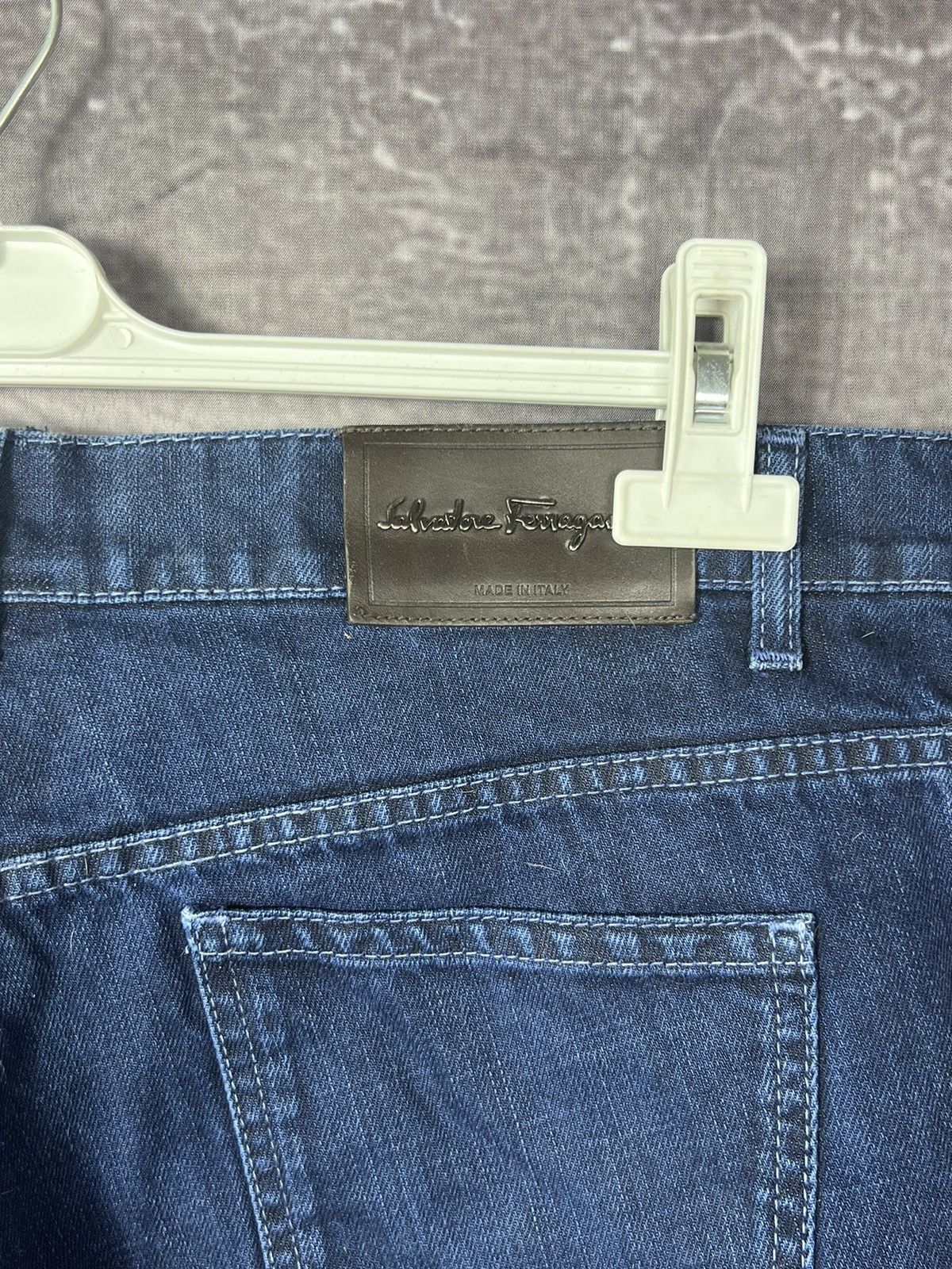 Salvatore Ferragamo Salvatore Ferragamo washed navy jeans Size US 34 / EU 50 - 5 Thumbnail
