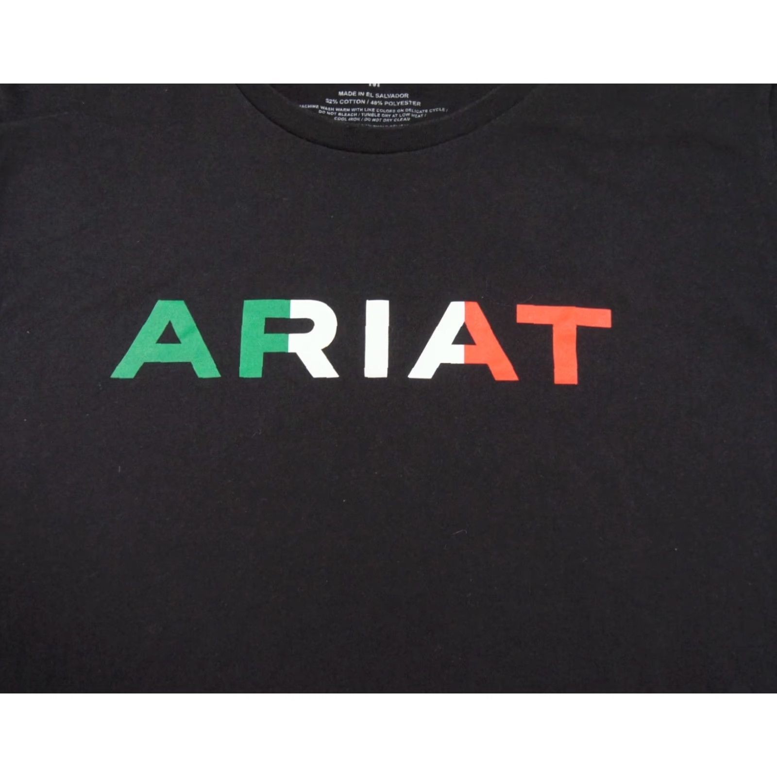 Ariat Ariat Womens Medium Black Short Sleeve Graphic Tee Crewneck Cowboys Shirt Ladies Size M / US 6-8 / IT 42-44 - 2 Thumbnail