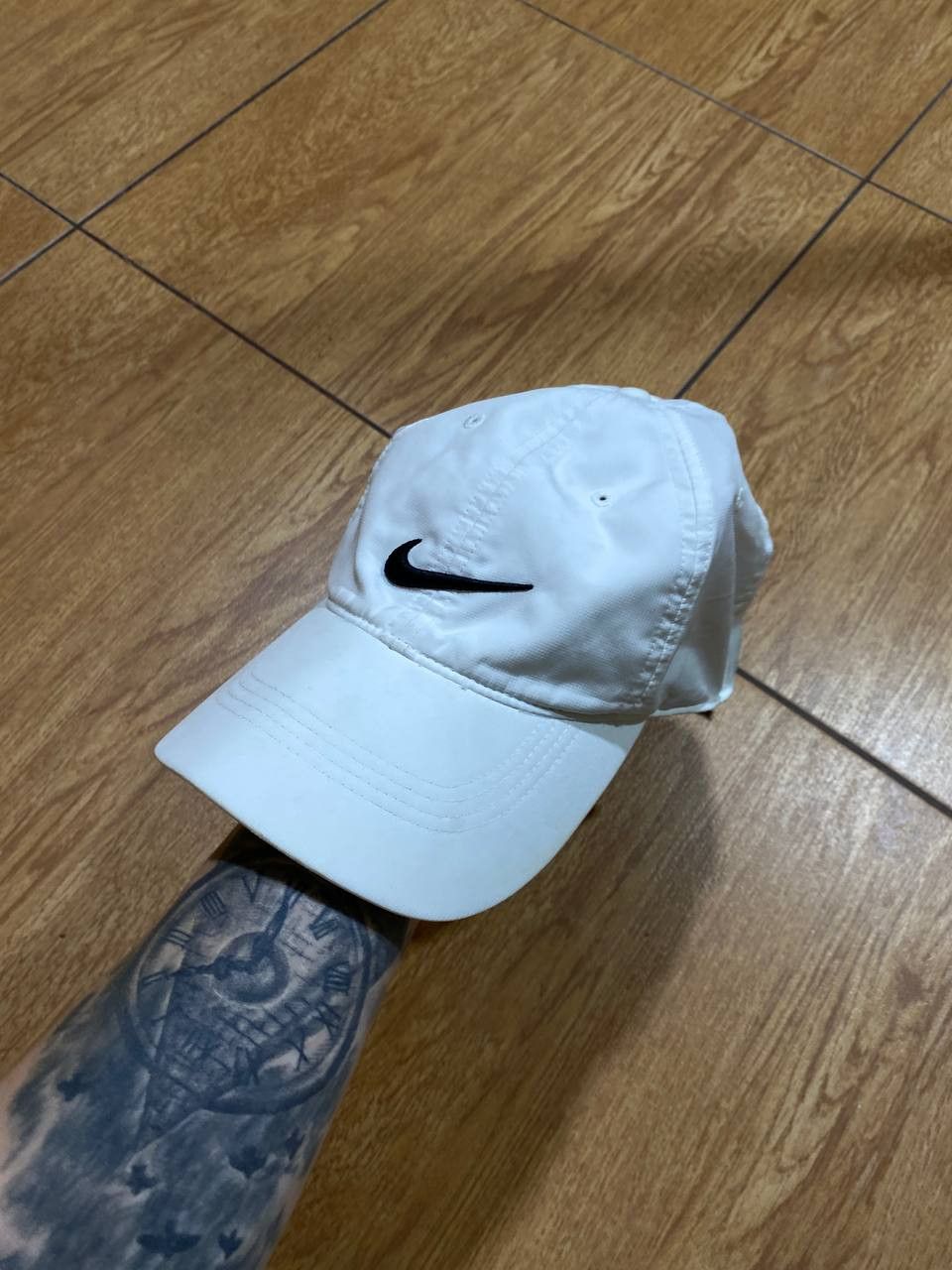 Nike Cap logo center NIKE Vintage Hats White one size Size ONE SIZE - 5 Thumbnail